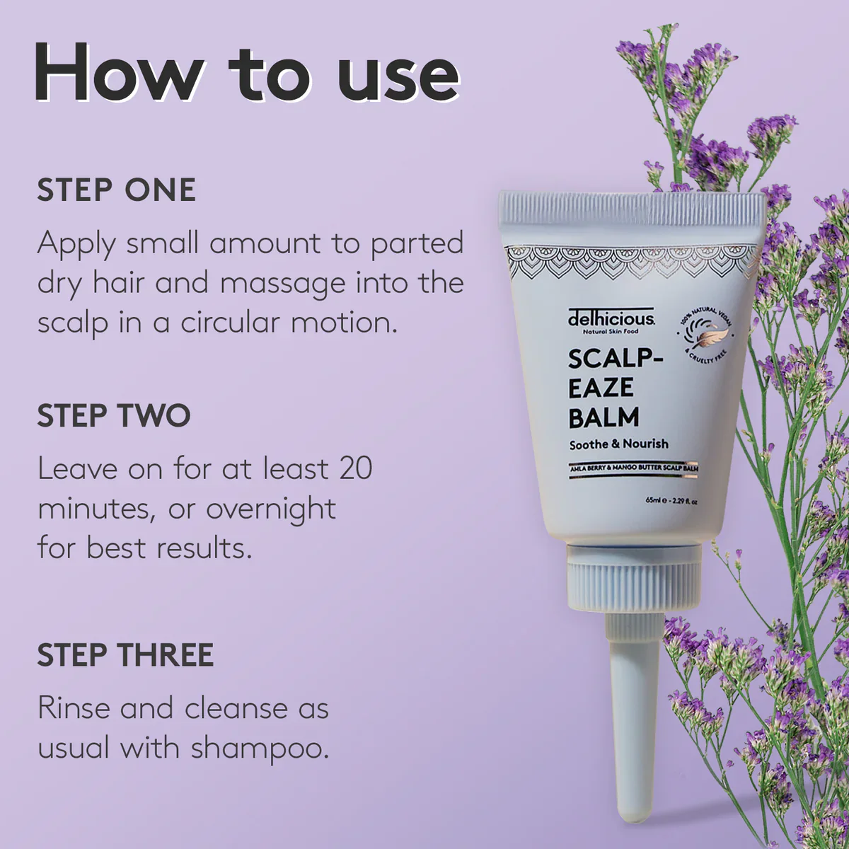 Scalp-Eaze Scalp Balm Amla Berry & Mango Butter - Image 4
