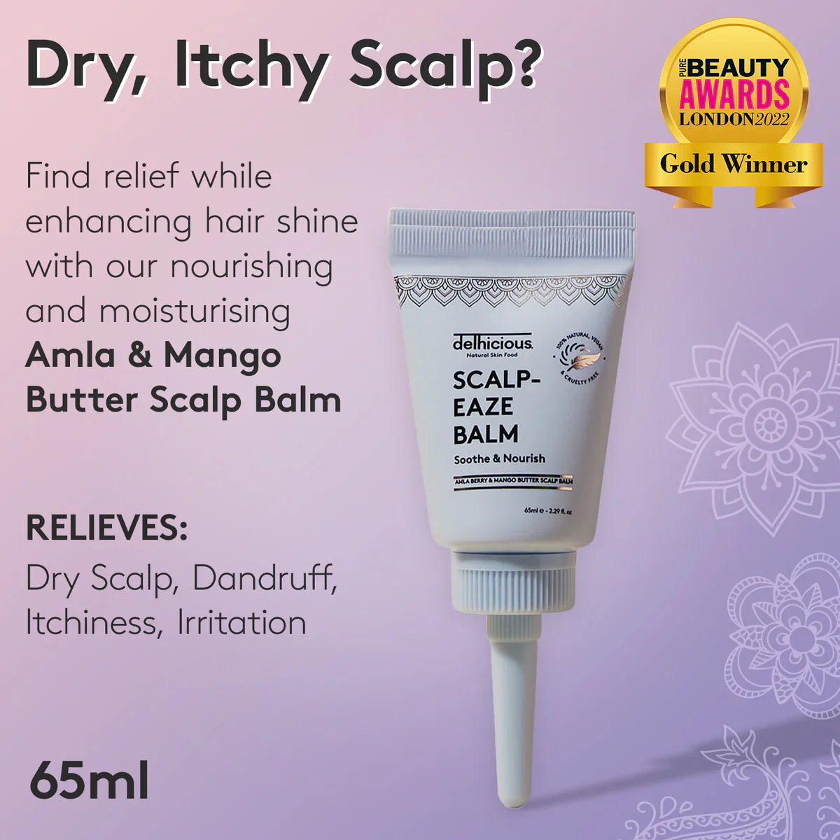 Scalp-Eaze Scalp Balm Amla Berry & Mango Butter - Image 6