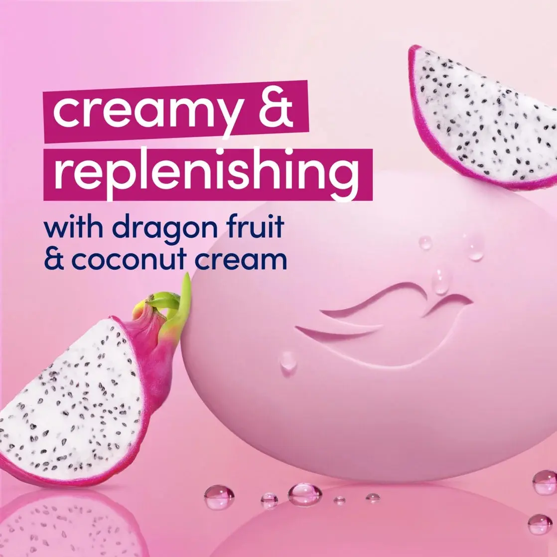 Beauty Bar Replenishing Dragon Fruit and Coconut Cream 2-Pack - Image 3
