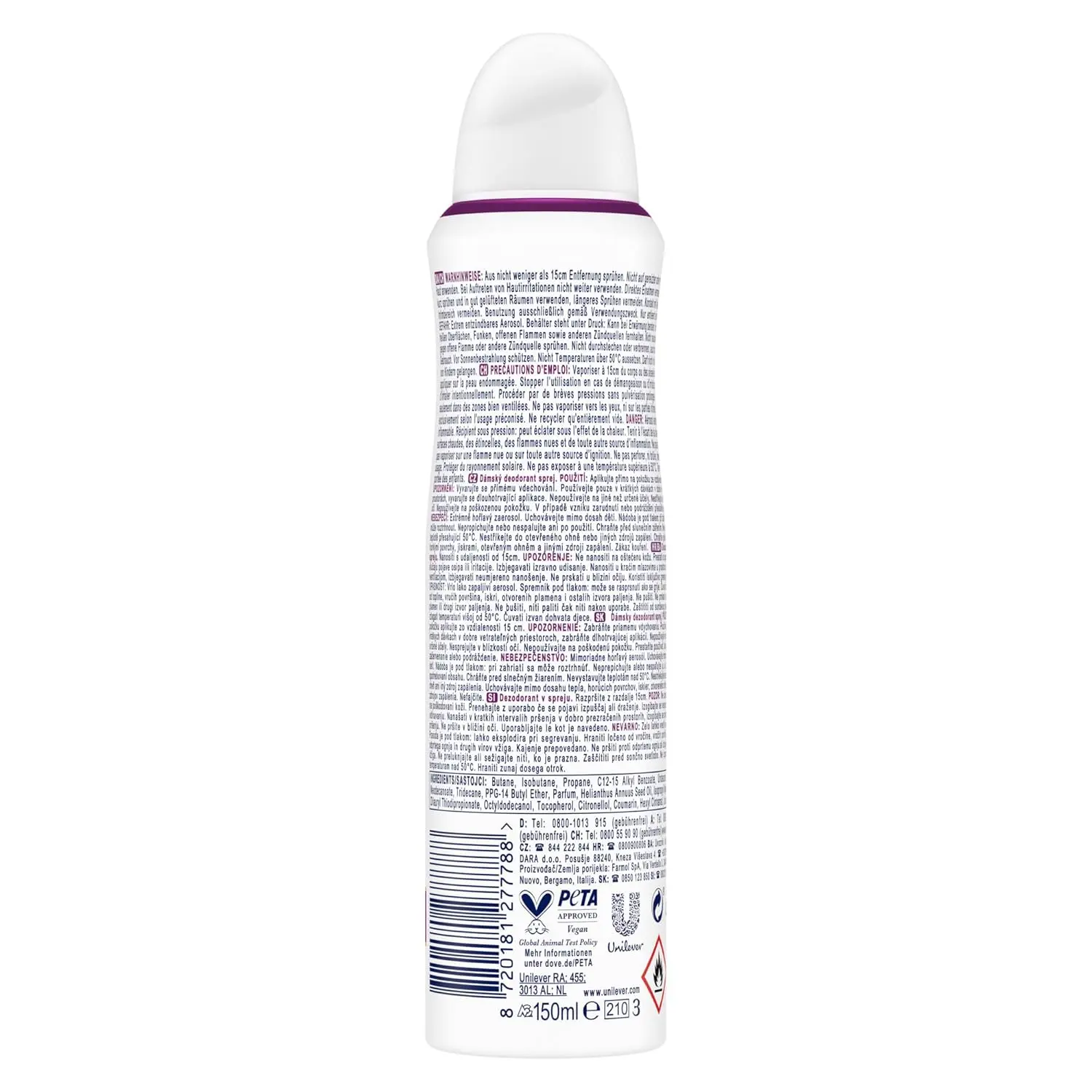 Cherry Blossom Scent Deodorant Spray with Nourishing Zinc Complex - Image 4