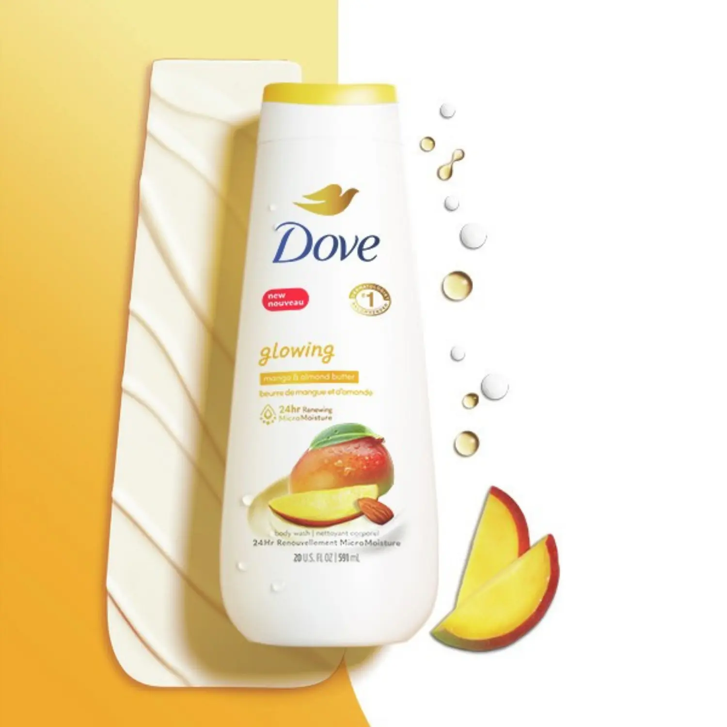 Glowing Body Wash Mango Butter & Almond Butter - Image 2