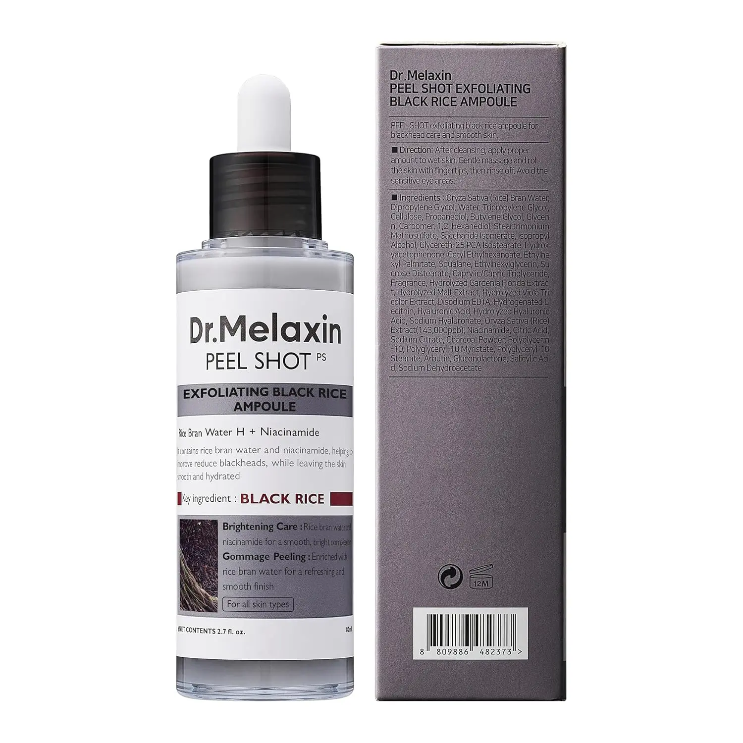 Peel Shot Exfoliant Black Rice Ampoule - Image 4