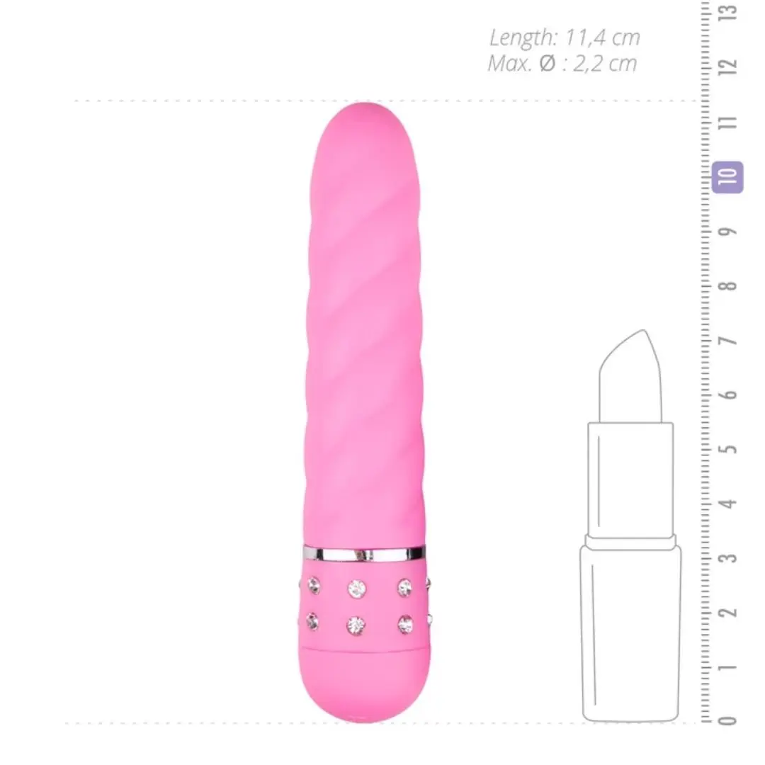 Mini Vibrator Gedraaid Roze - Image 2