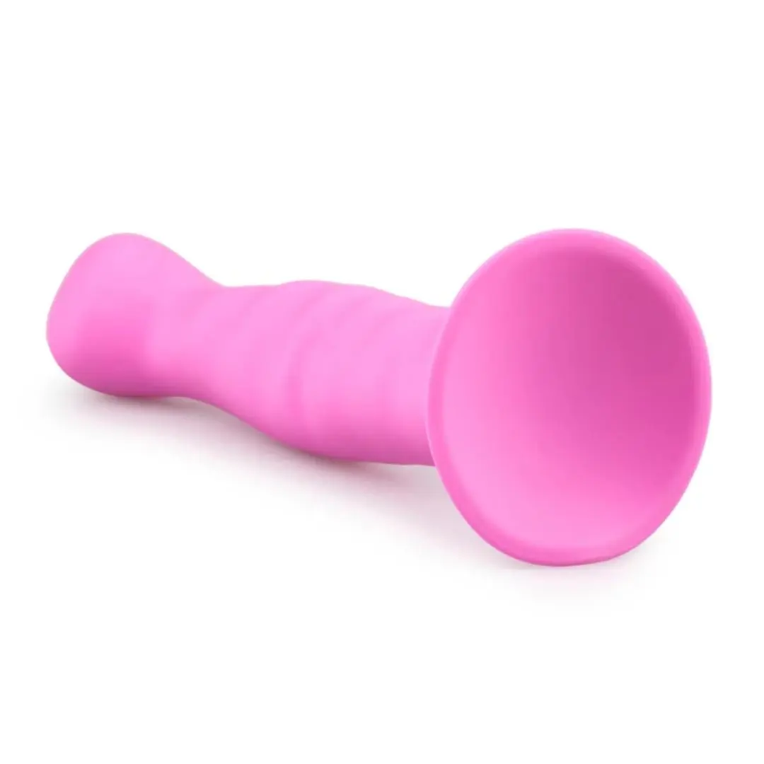 Siliconen Dildo met Zuignap Roze - Image 3