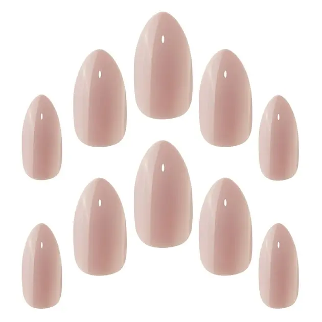 Gel Finish Blush Suede Nails - Image 2