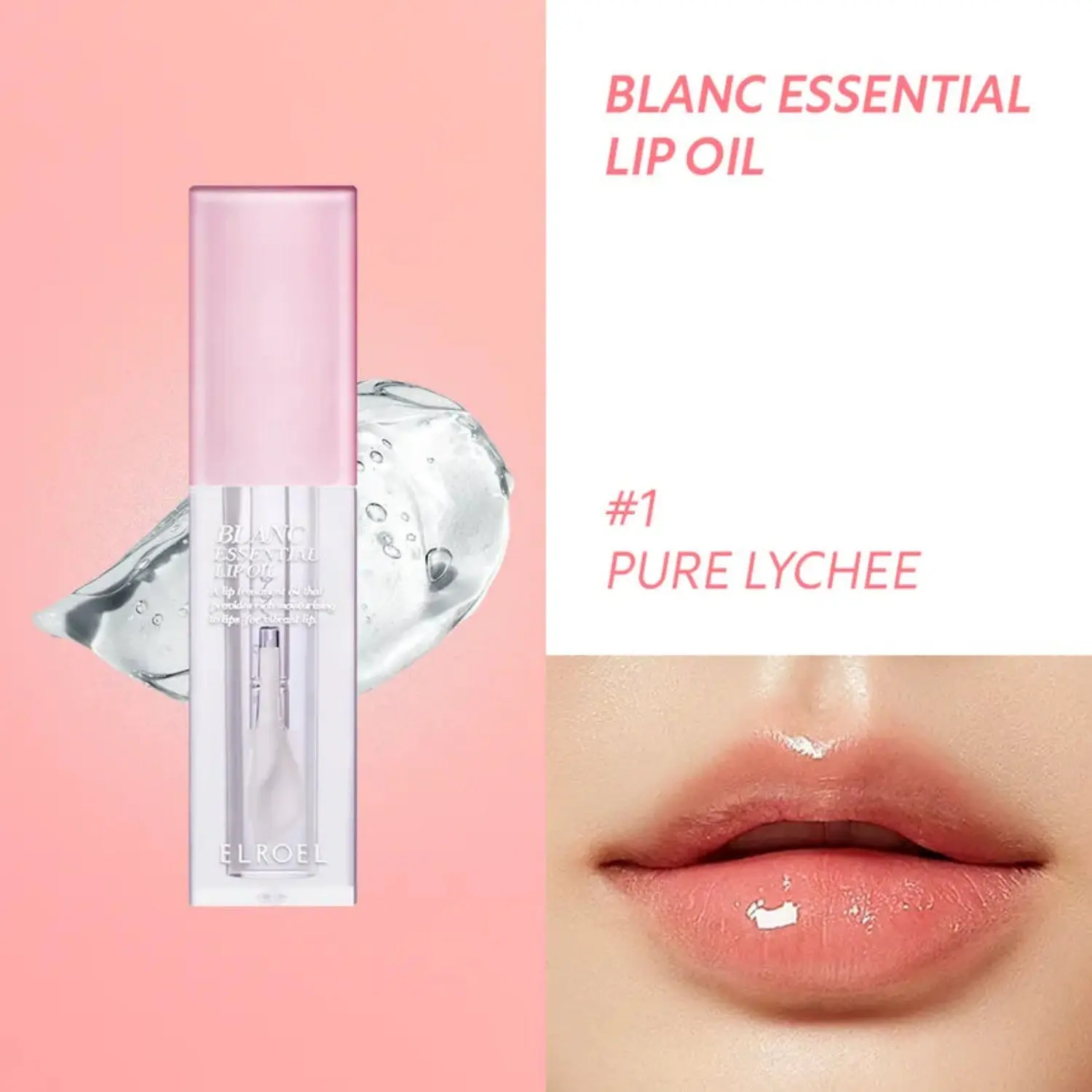 Blanc Essential Lip Oil #01 Pure Lychee - Image 2