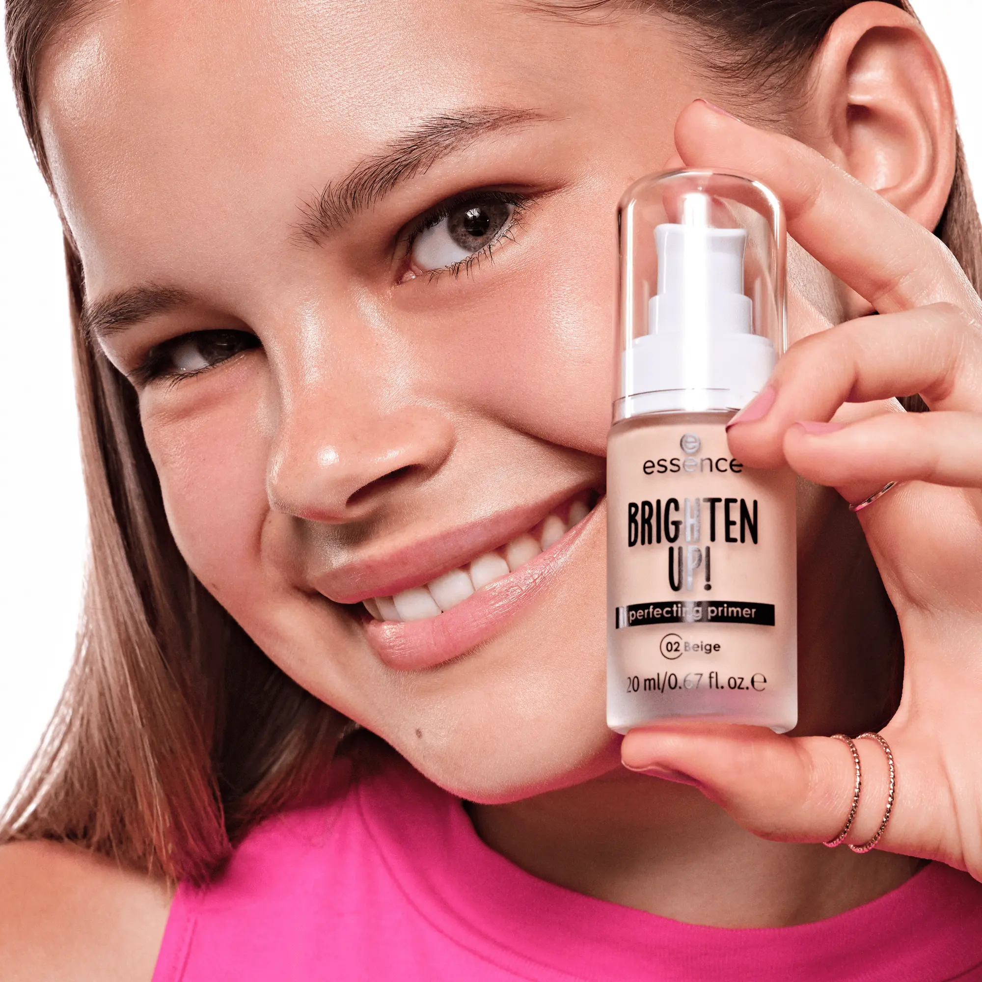 Brighten Up! Perfecting Primer 02 Beige - Image 3