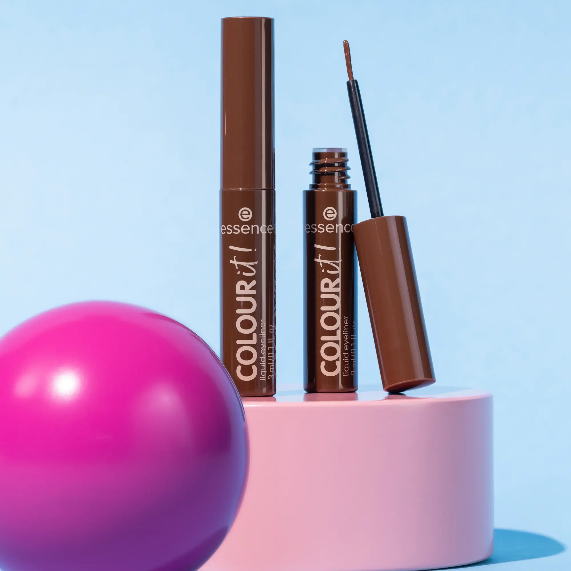 Colour It! Liquid Eyeliner 05 Chocolate Brown - Image 8