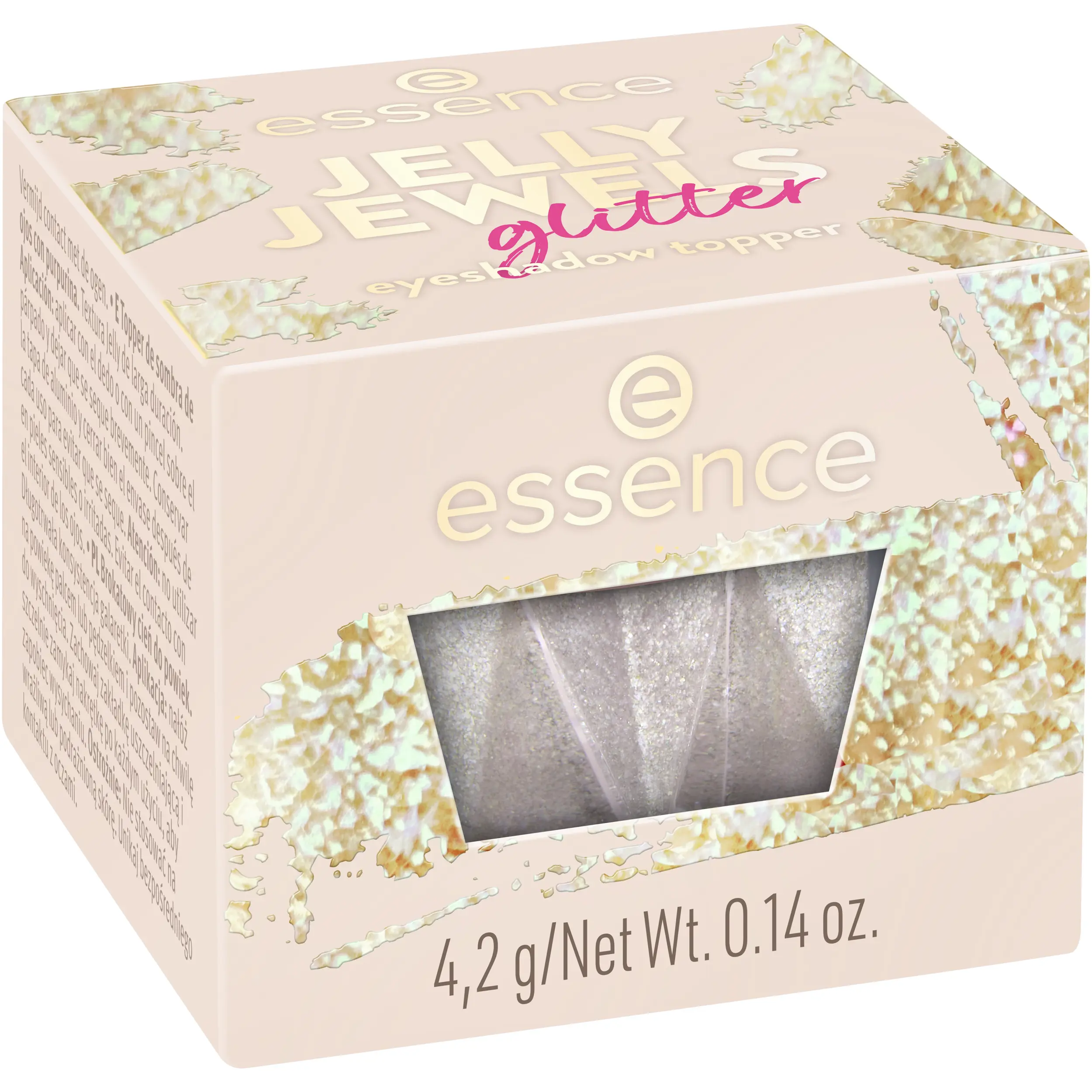 Jelly Jewels Glitter Eyeshadow Topper 01 Golden Glam - Image 5
