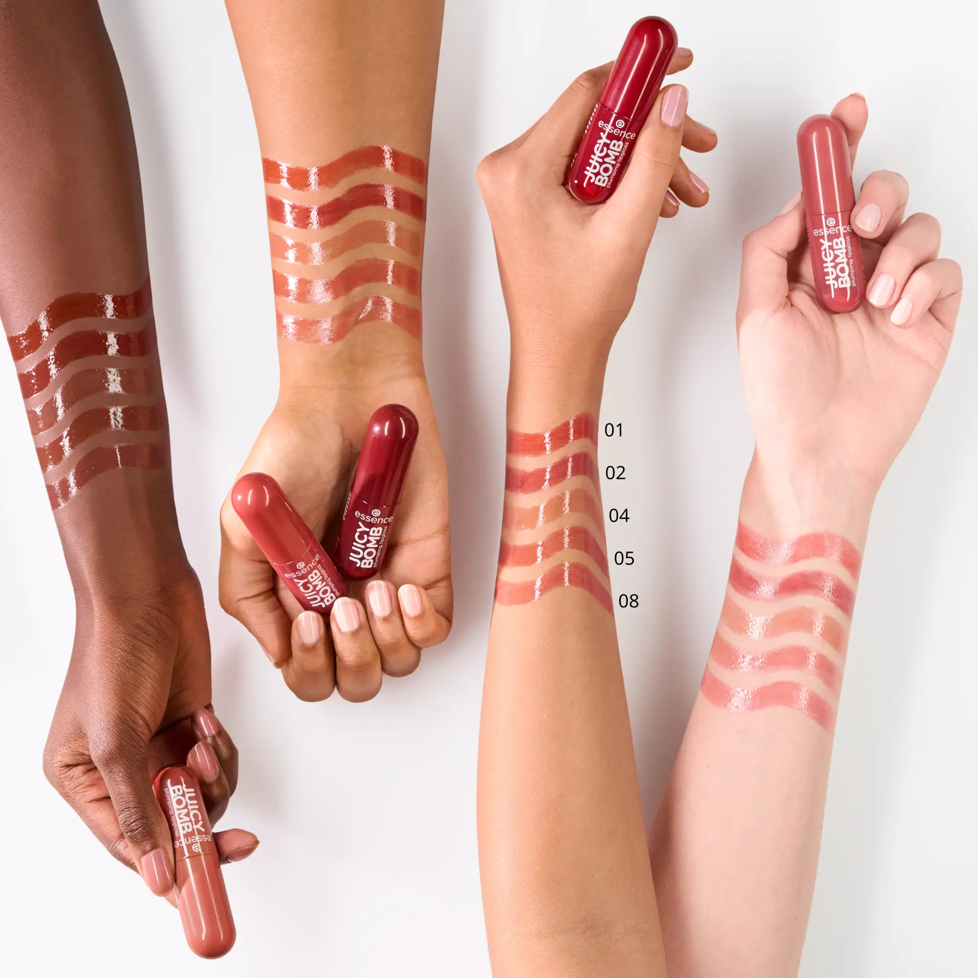 Juicy Bomb Plumping Lipgloss 08 Pure Raspberry - Image 8