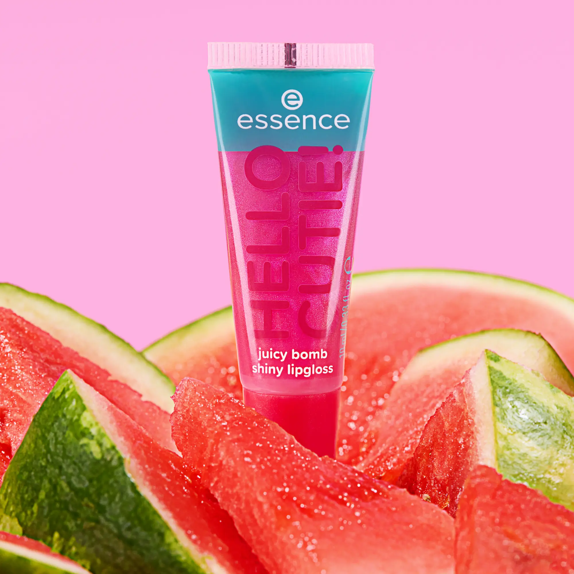 Say It With Juicy Hello Cutie! Juicy Bomb Shiny Lipgloss 02 Witty Watermelon - Image 3