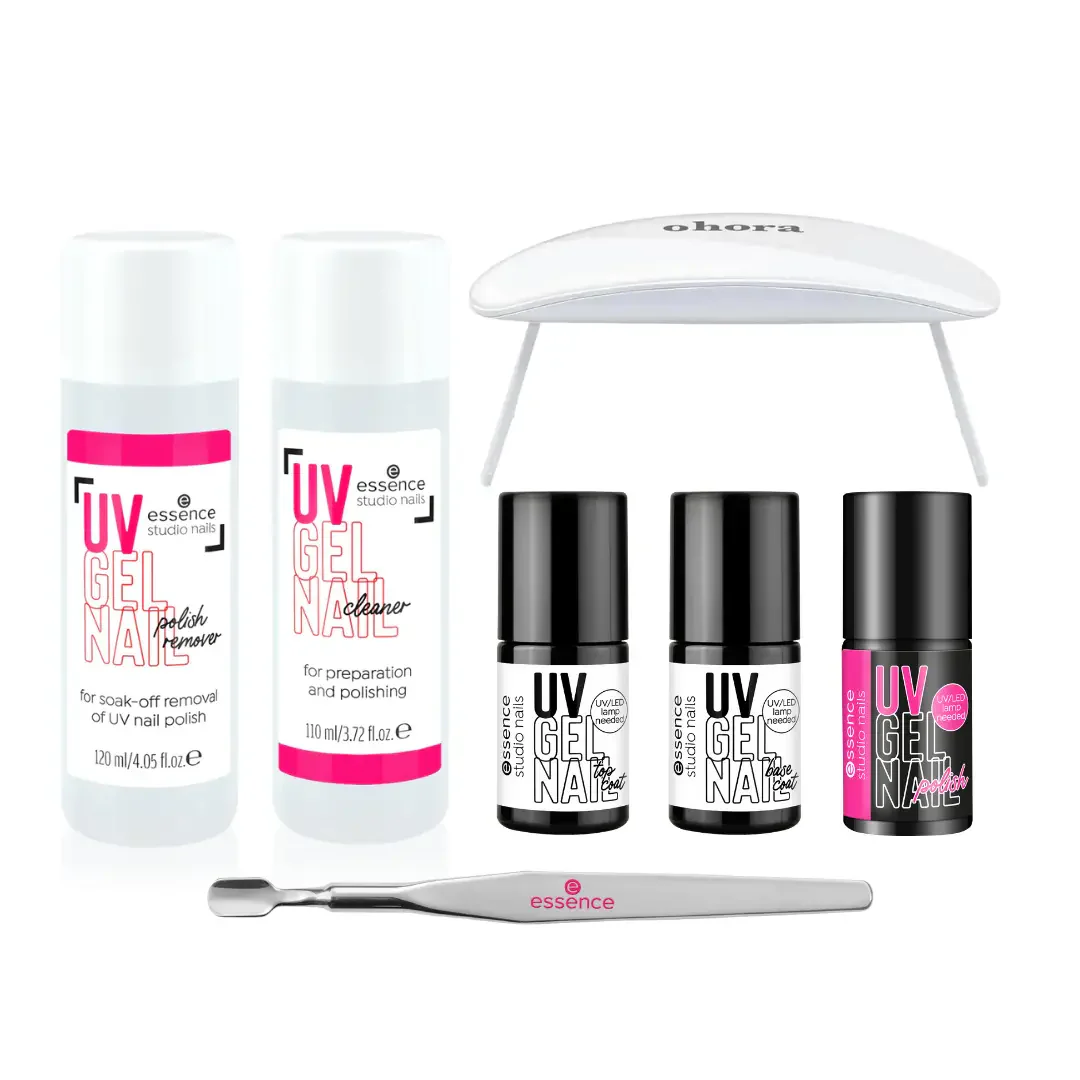 Starter Set Studio Nails UV Gel Polish with Lamp - Image 10