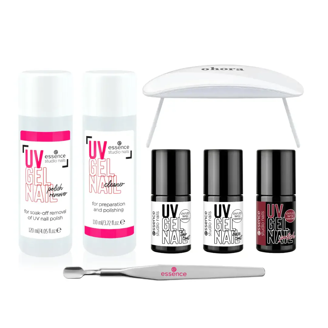 Starter Set Studio Nails UV Gel Polish with Lamp - Image 5