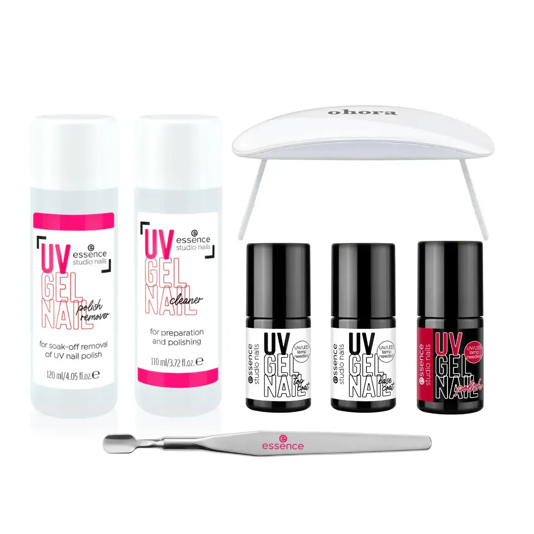 Starter Set Studio Nails UV Gel Polish with Lamp - Image 6