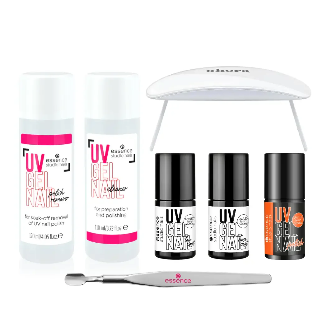 Starter Set Studio Nails UV Gel Polish with Lamp - Image 7