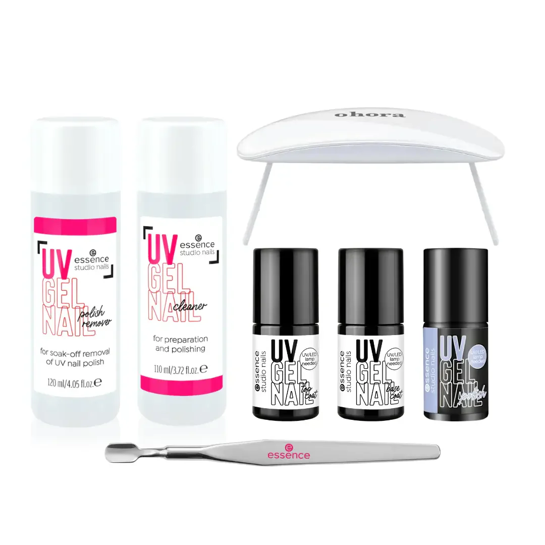Starter Set Studio Nails UV Gel Polish with Lamp - Image 8