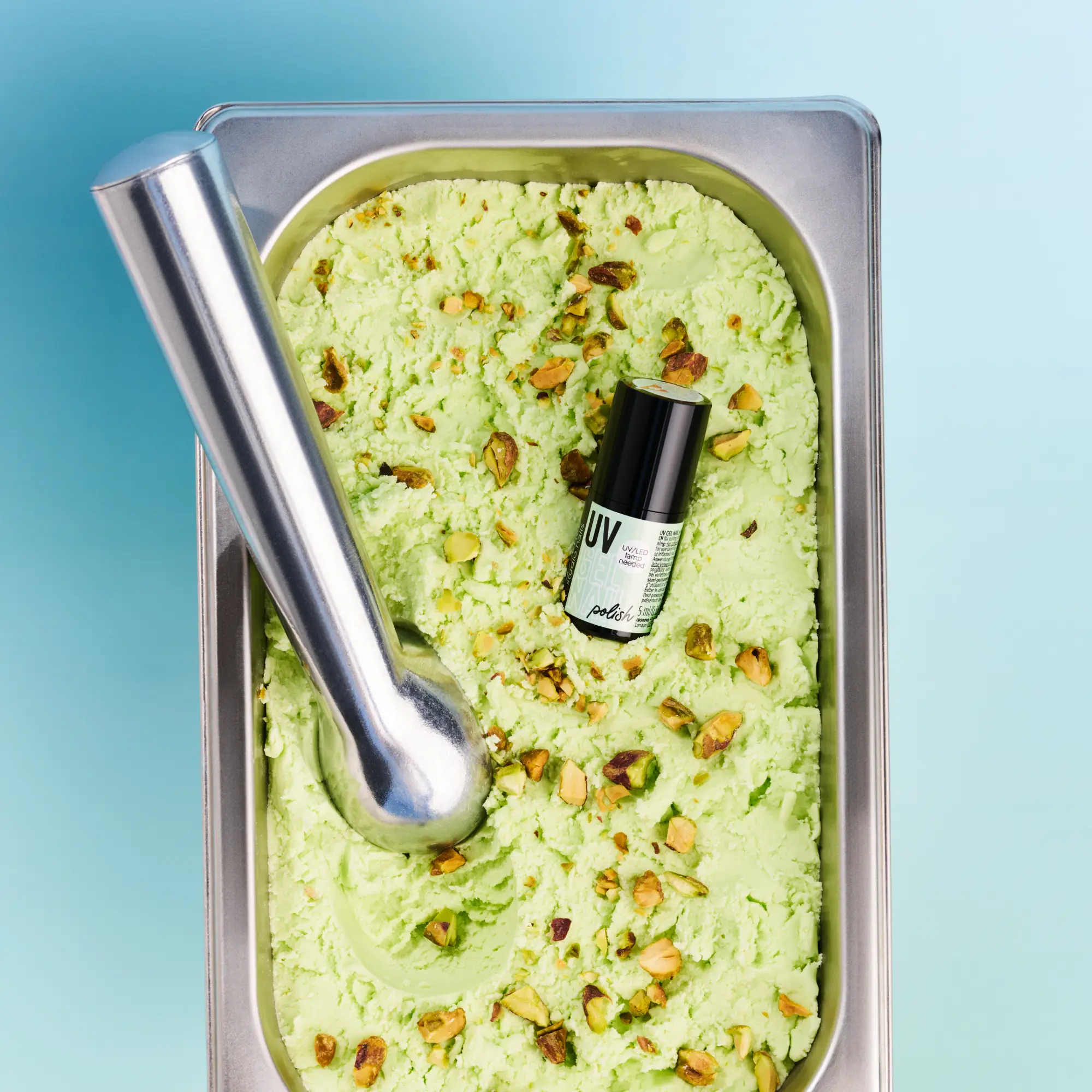 Studio Nails Uv Gel Nail Polish 215 Pistachio Gelato - Image 3