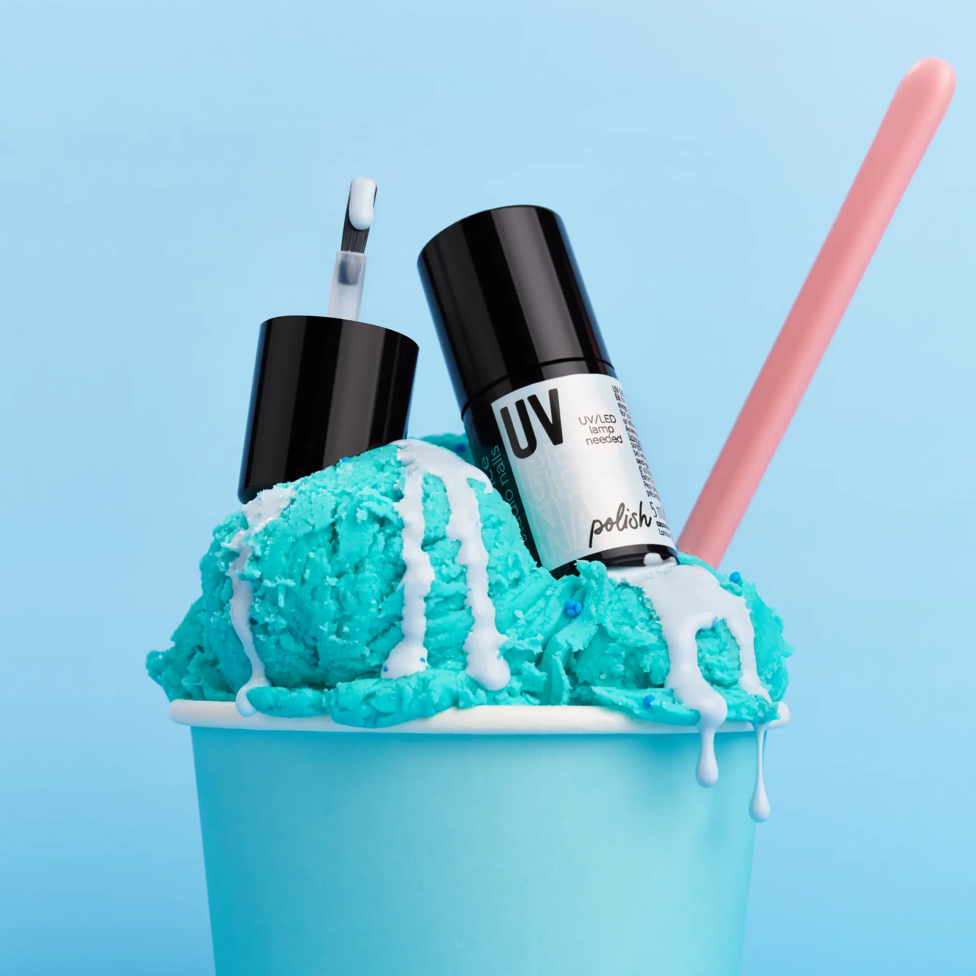 Studio Nails Uv Gel Nail Polish 216 On Cloud Cream - Image 2