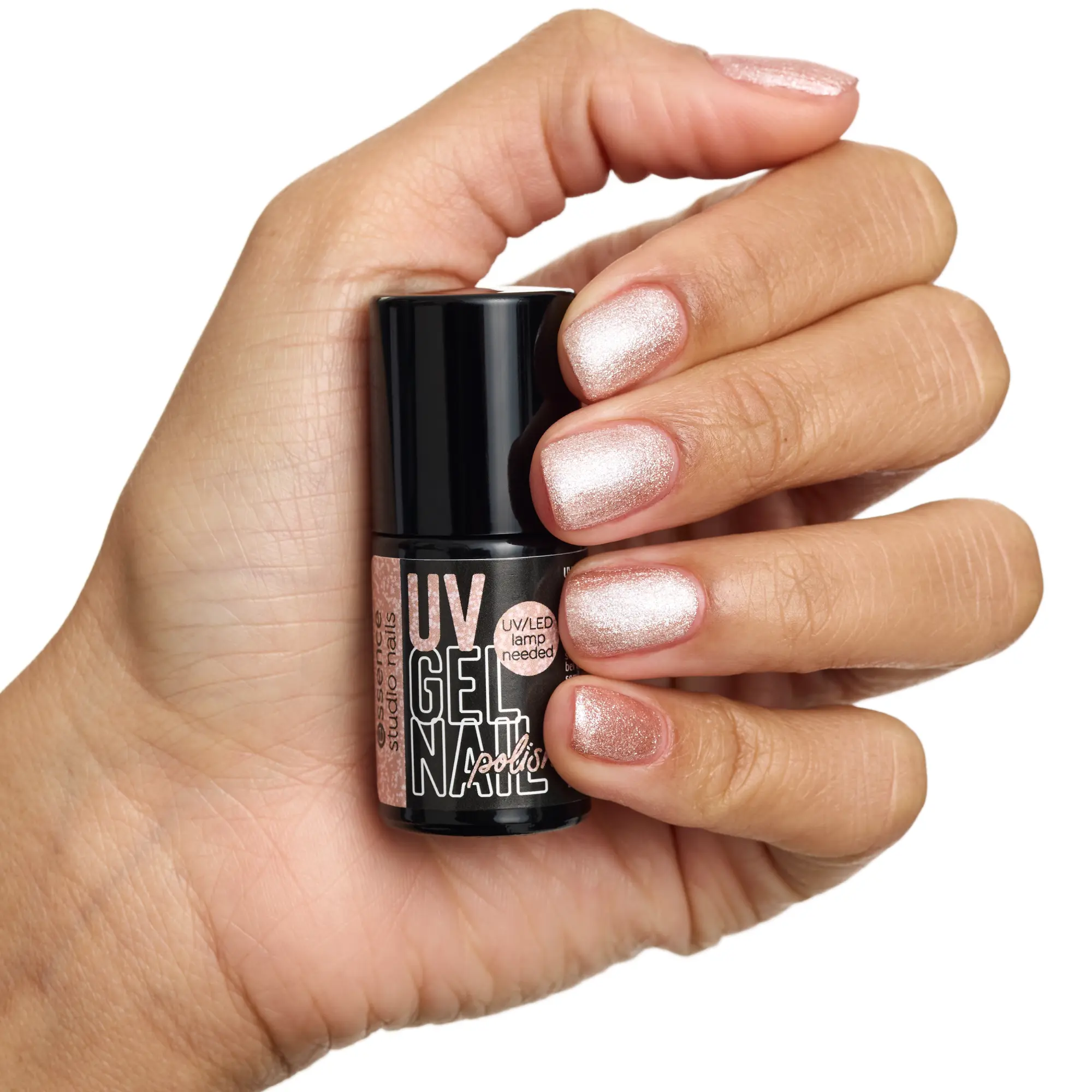 Studio Nails UV Gel Nail Polish 24 Glitterally Rose - Image 4