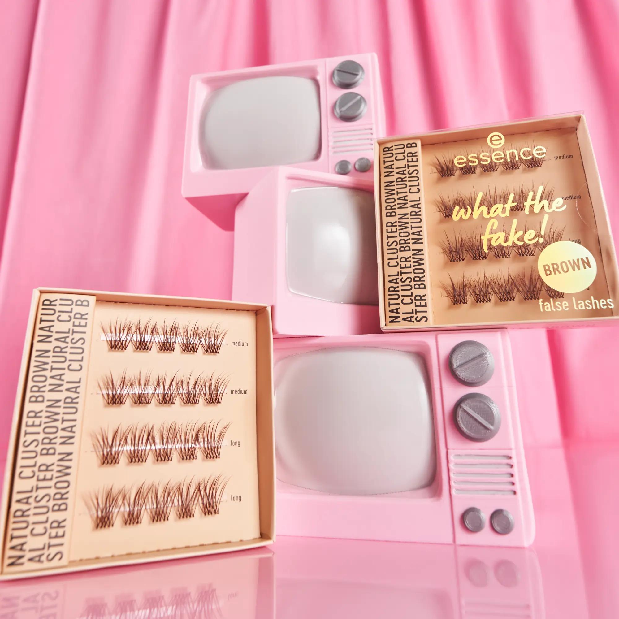What The Fake! False Lashes 05 Natural Cluster Brown - Image 10