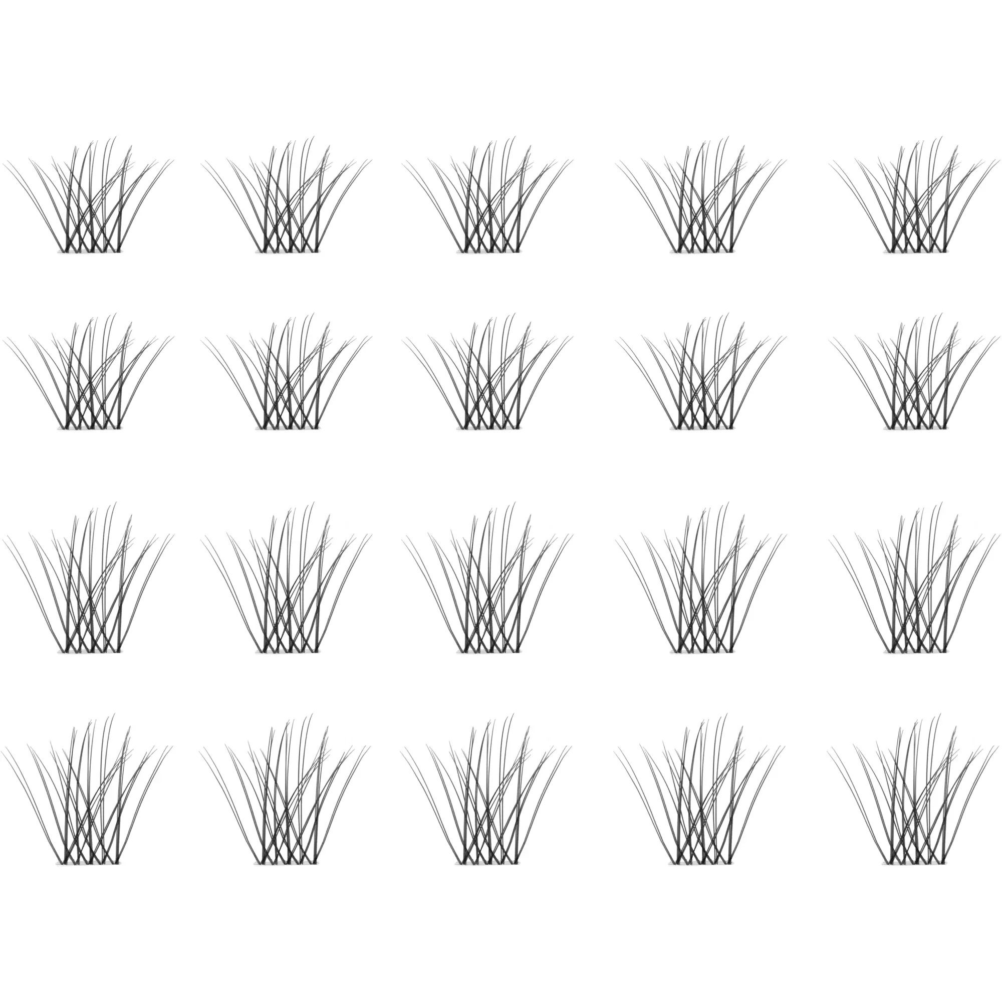 What The Fake! False Lashes 06 Natural Cluster Black - Image 7