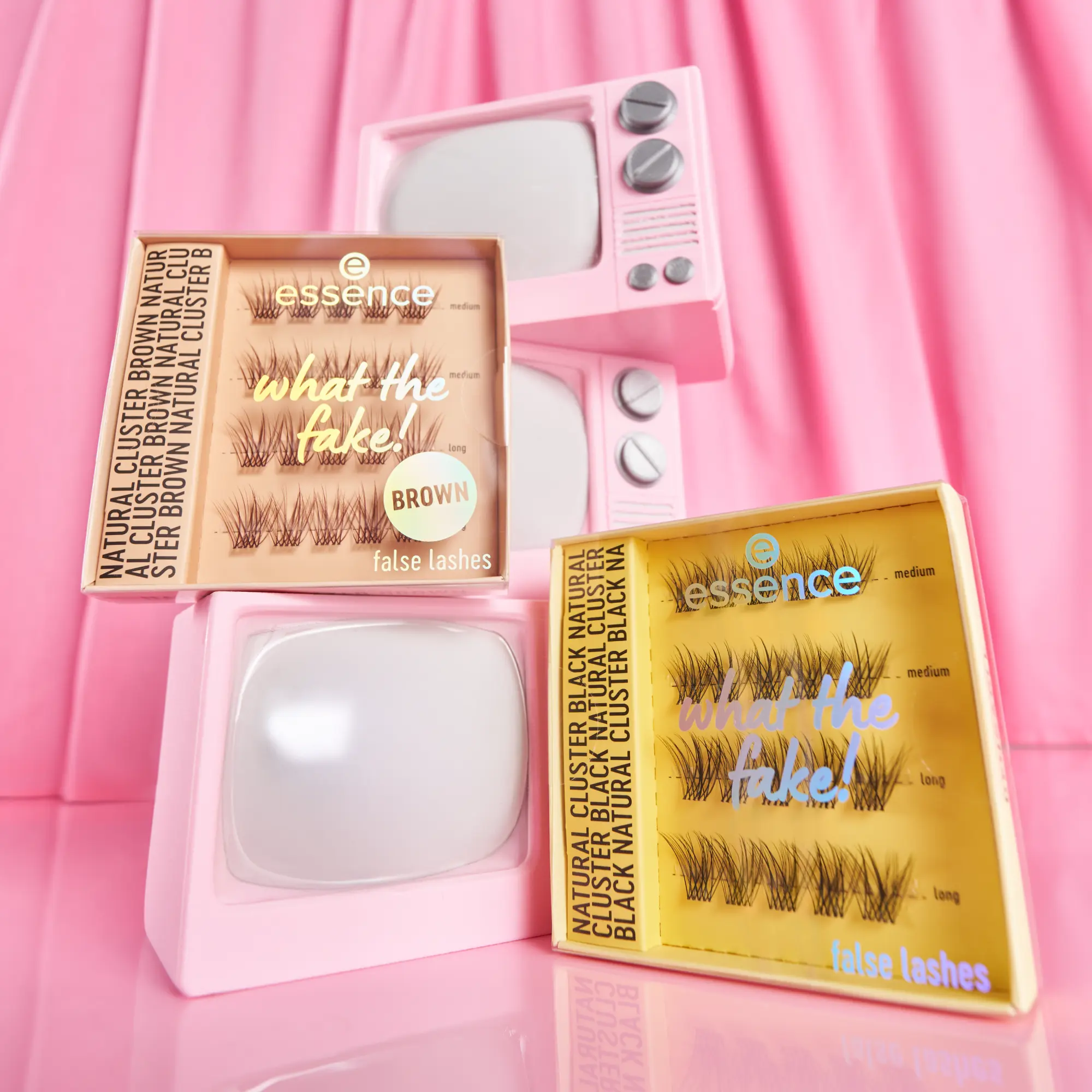 What The Fake! False Lashes 06 Natural Cluster Black - Image 8