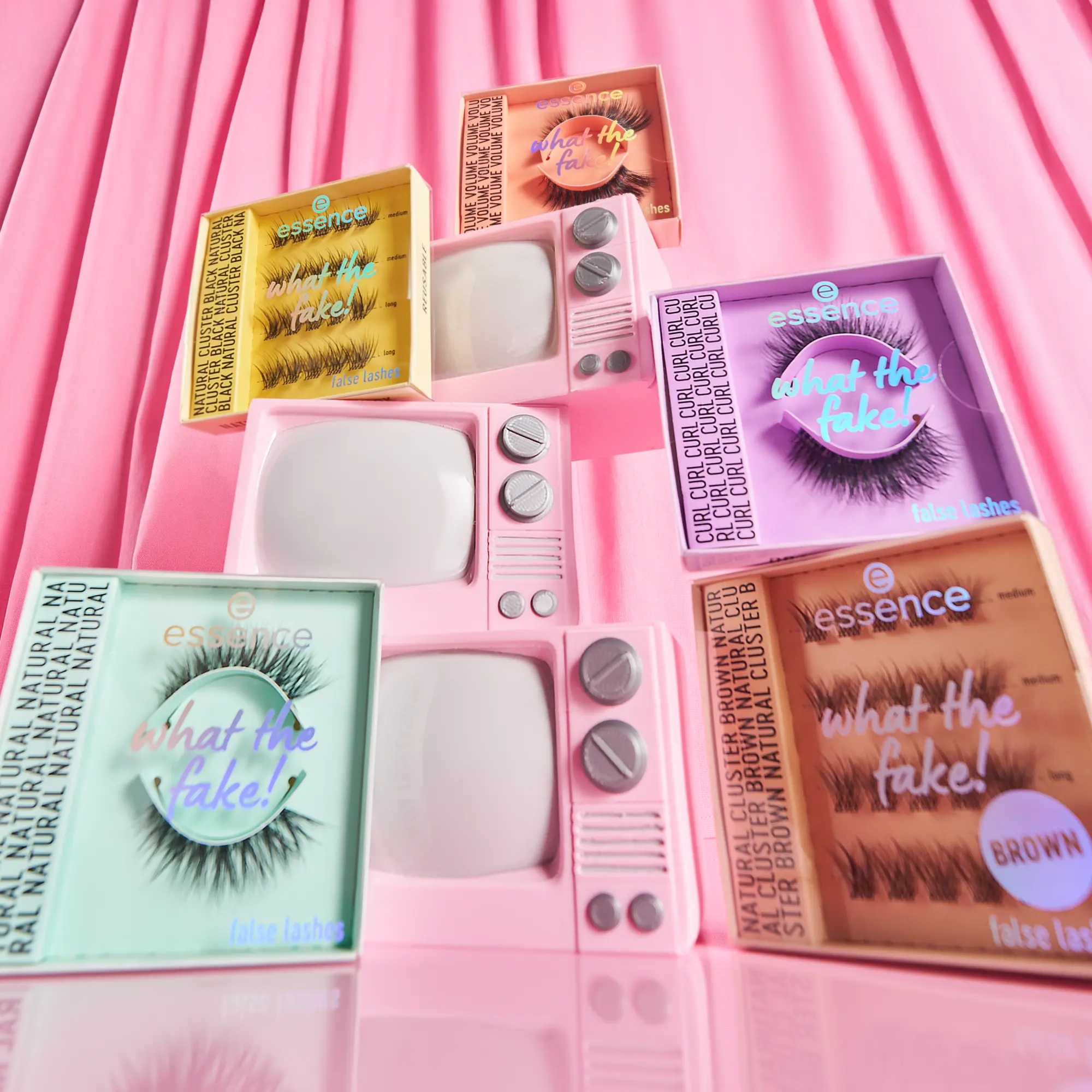 What The Fake! False Lashes 06 Natural Cluster Black - Image 9