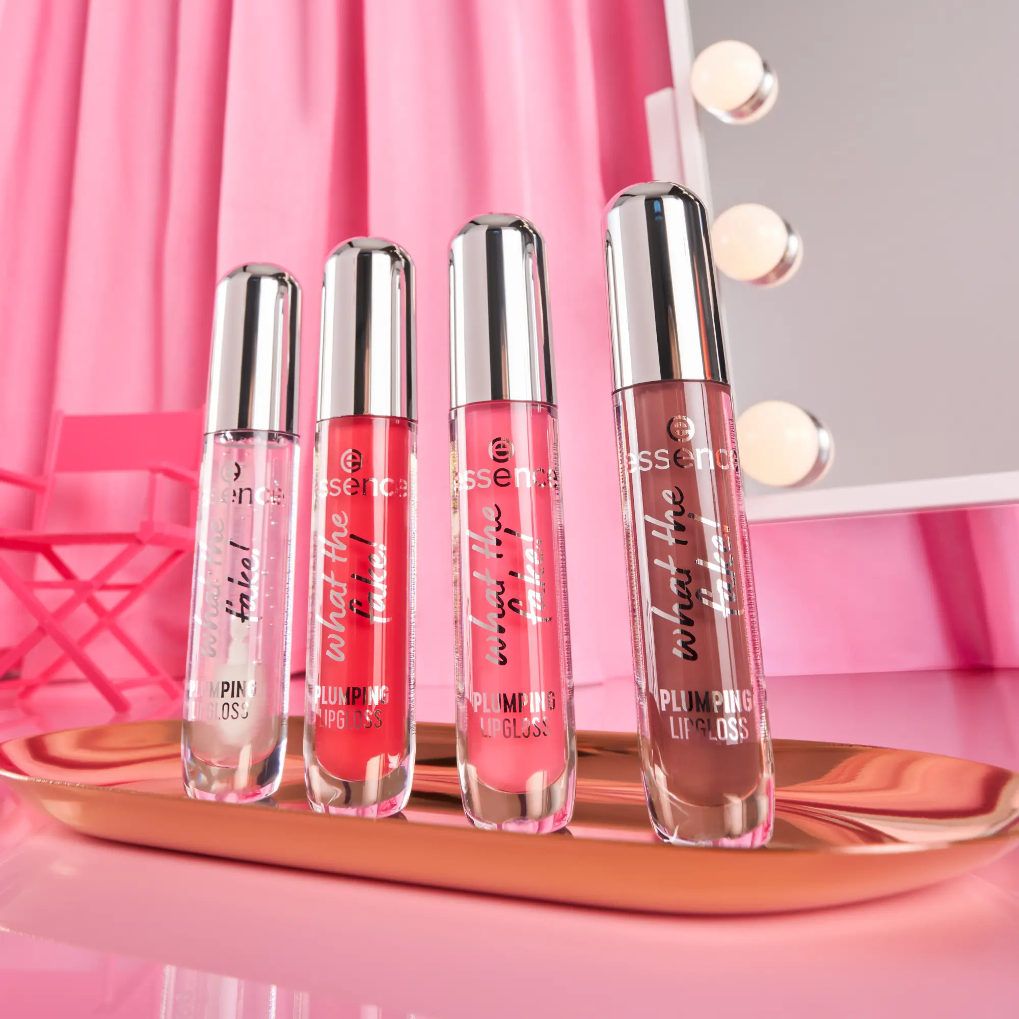 What The Fake! Plumping Lip Gloss 102 Pink About It - Image 8