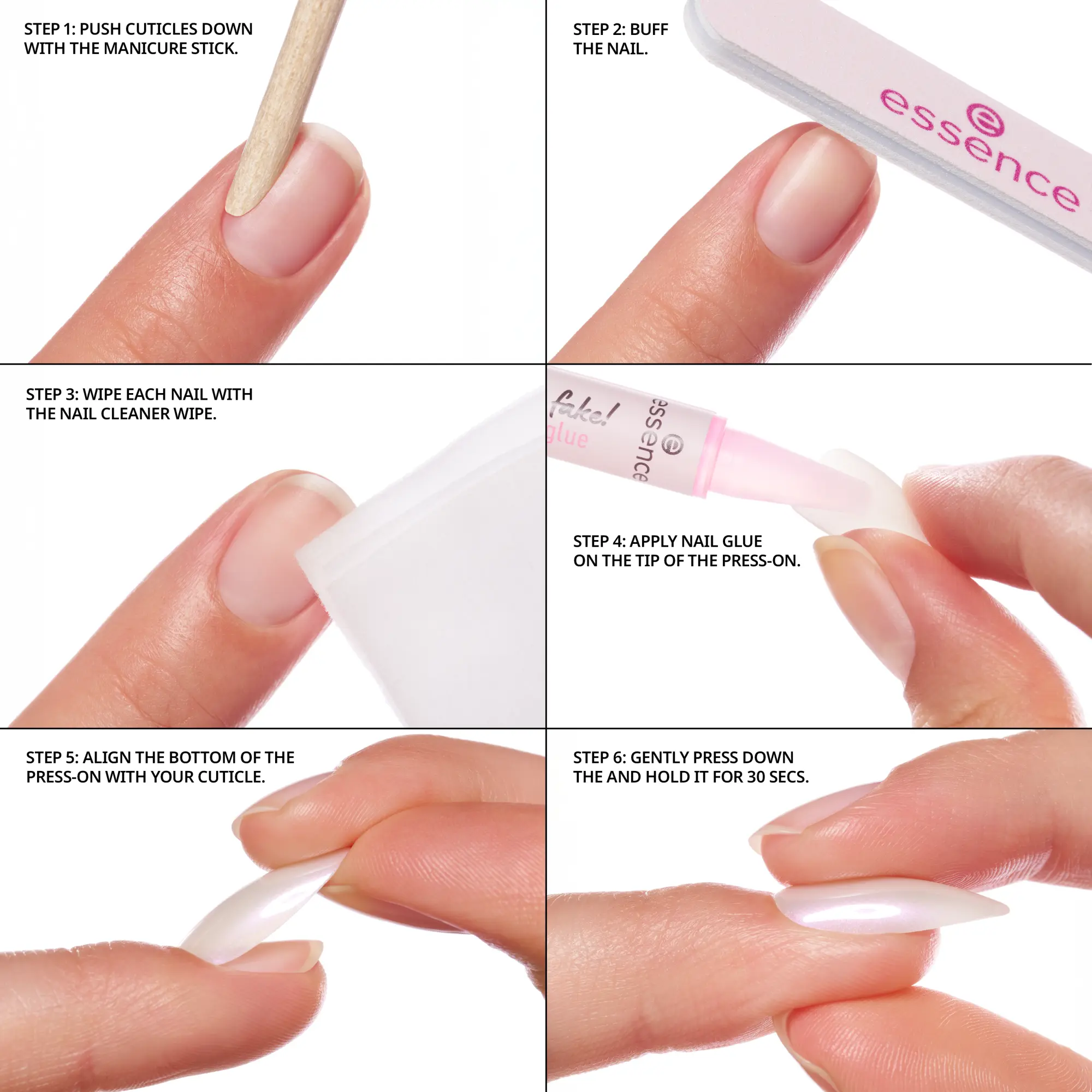 What The Fake! Press-on Nails Manicure Set 02 Cat Eye - Image 3
