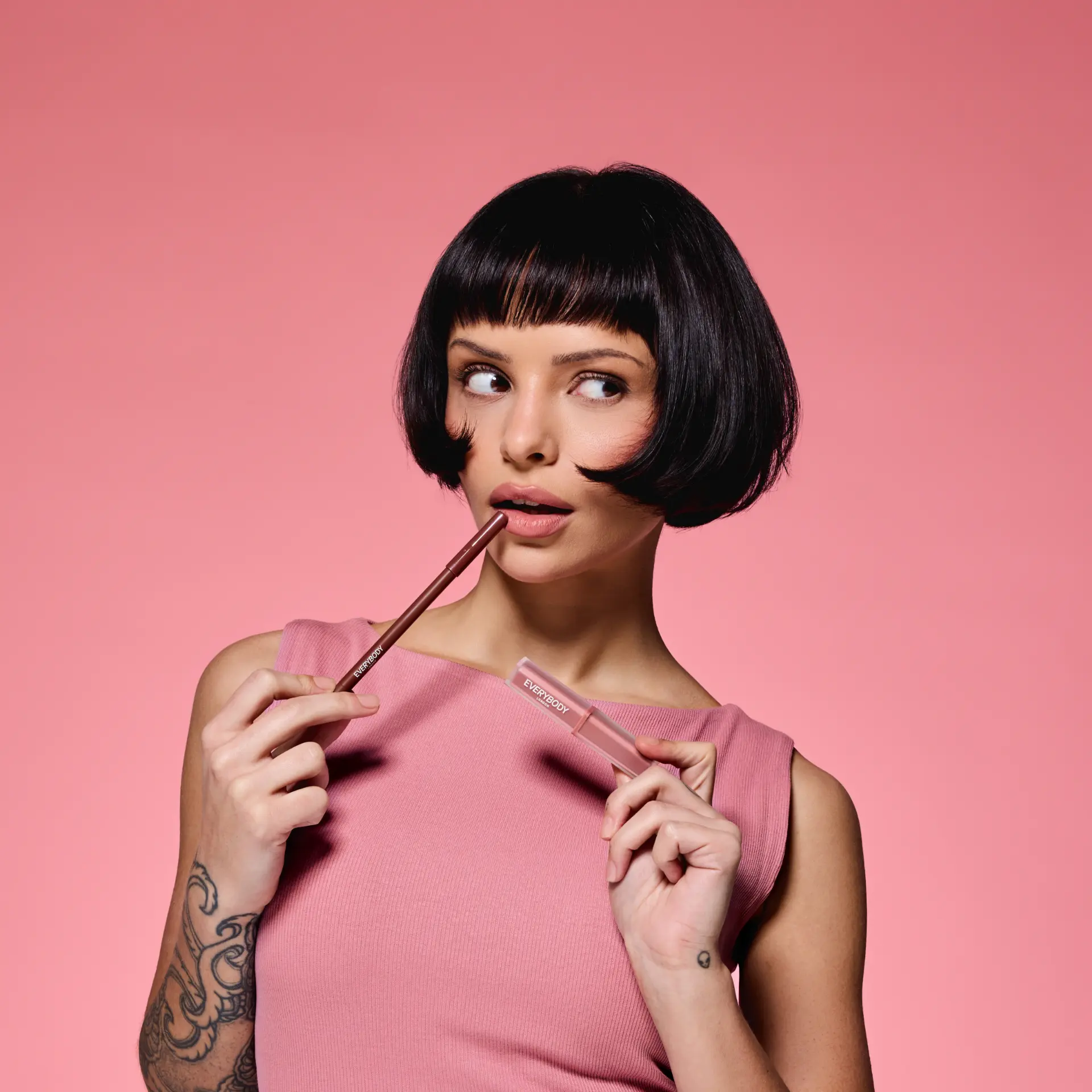 Lipstick Velvet Matte Pink Beige - Image 3