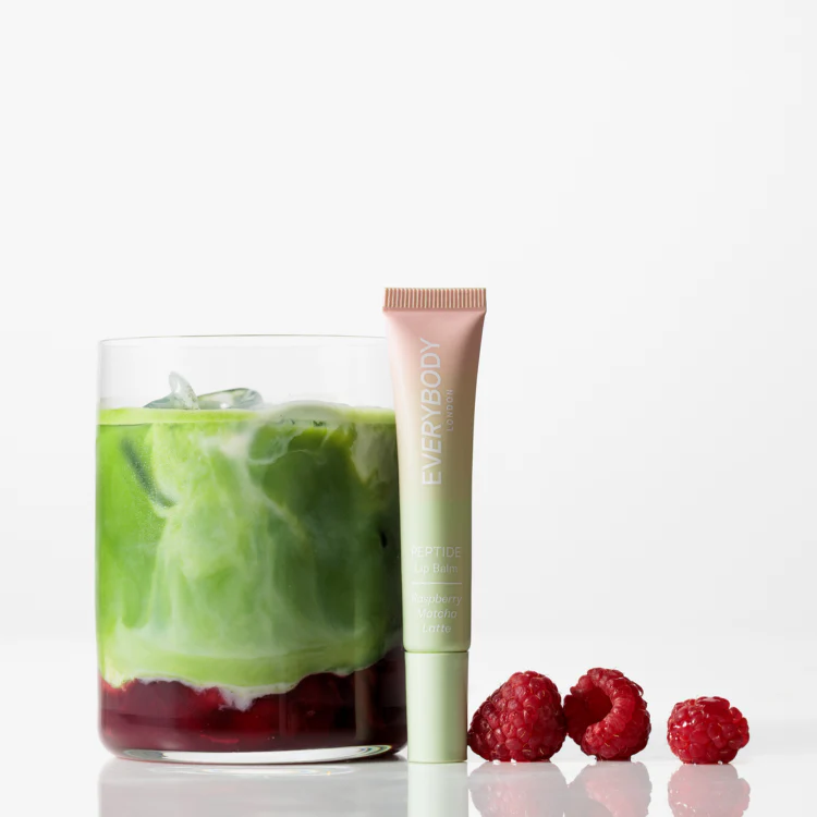 Peptide Lip Balm Raspberry Matcha Latte - Image 3