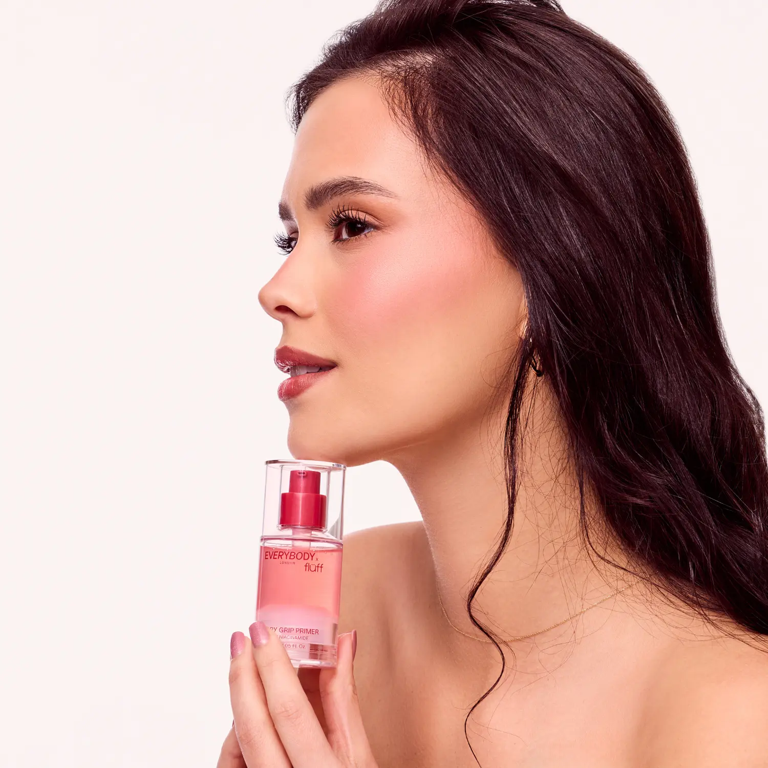 X Fluff Berry Grip Primer with Niacinamide - Image 2