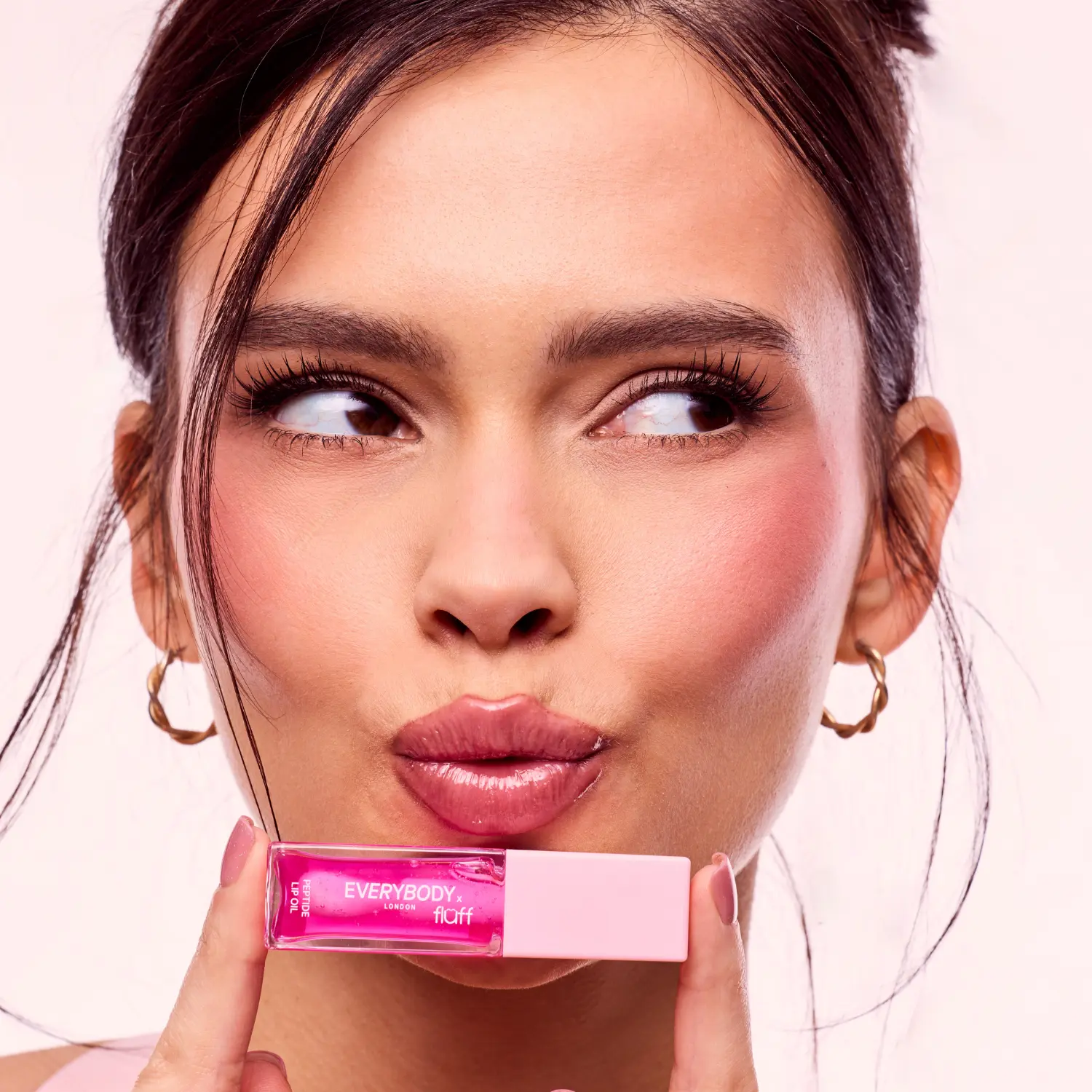 X Fluff Peptide Lip Oil Pink Rush - Image 2