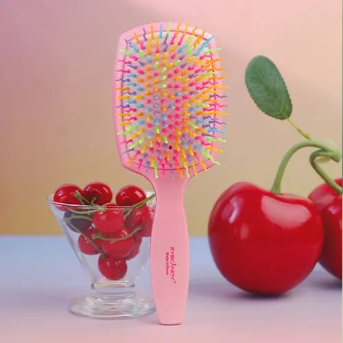 Rainbow Volume S Paddle Brush Neo Pink - Image 2