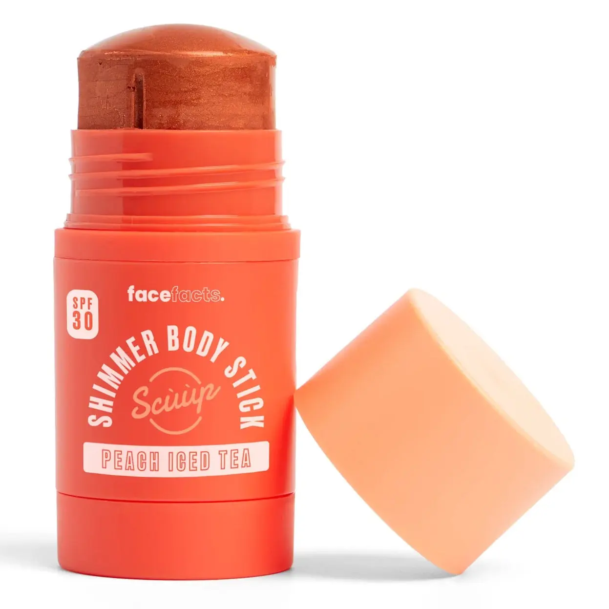 Scuup Peach Iced Tea SPF30 Shimmer Body Stick - Image 2