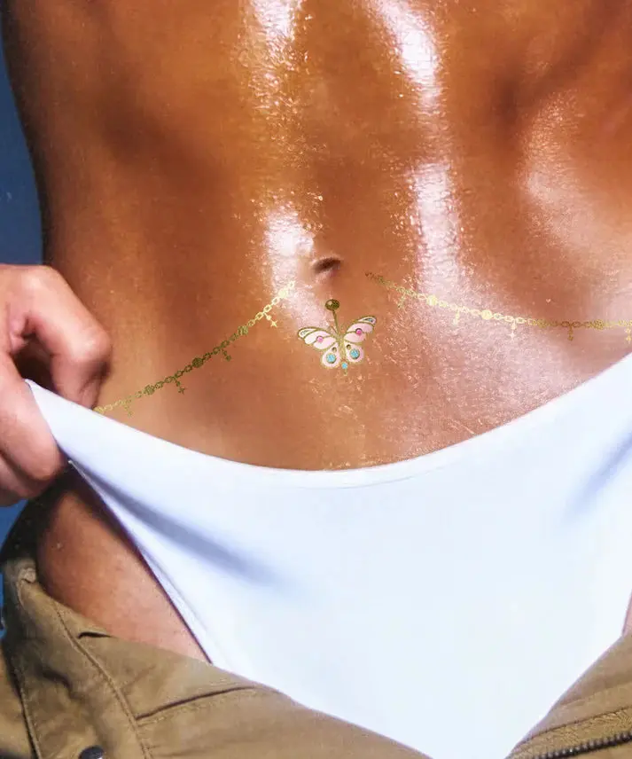 Butterfly Belly Chain and Ring Bodybond - Image 7