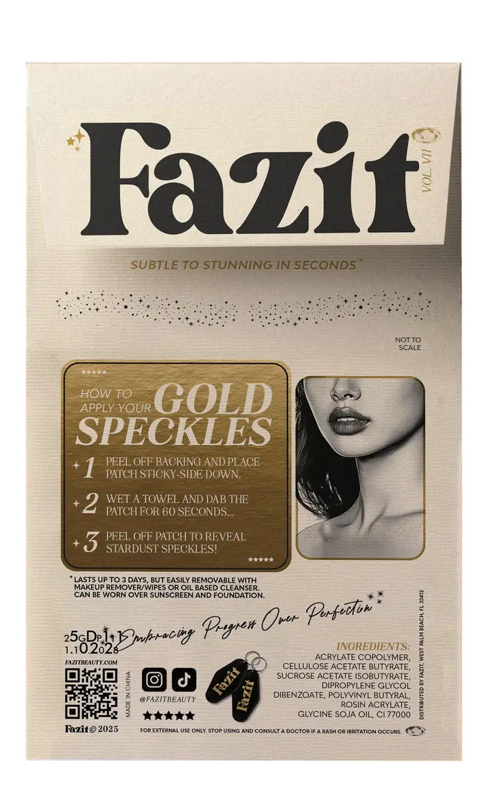 Decolletage Speckles Gold - Image 4
