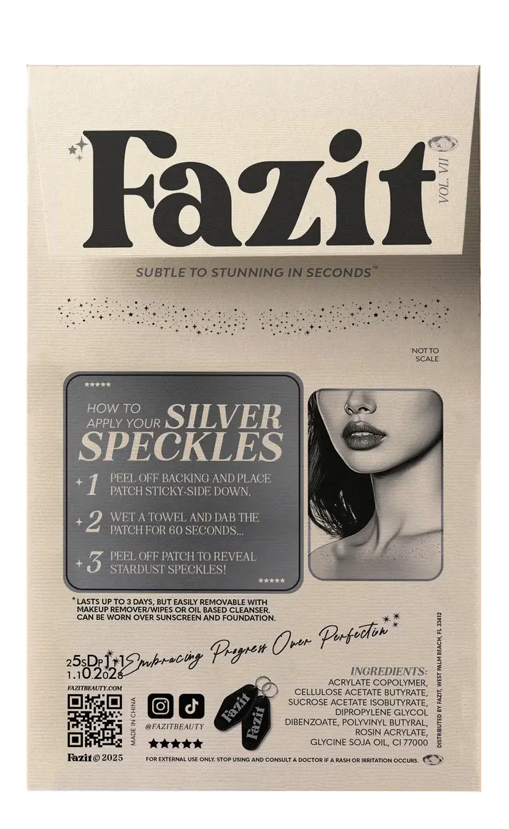 Decolletage Speckles Silver - Image 2