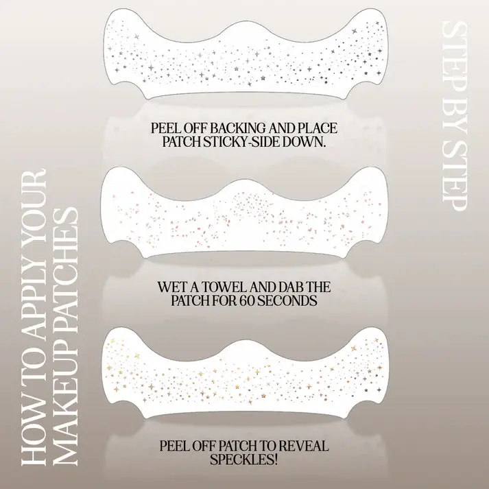 Make Up Patches Gold Glitter Freckles - Image 3