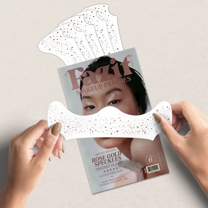 Make Up Patches Rose Gold Stardust Speckles - Image 4