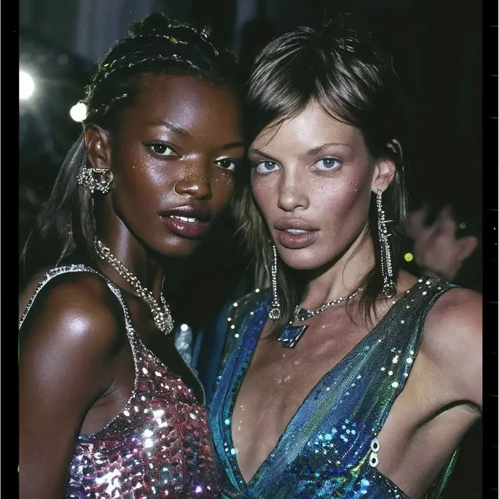 Make Up Patches Silver Glitter Freckles - Image 6