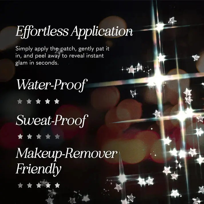 Make Up Patches Silver Glitter Freckles - Image 7