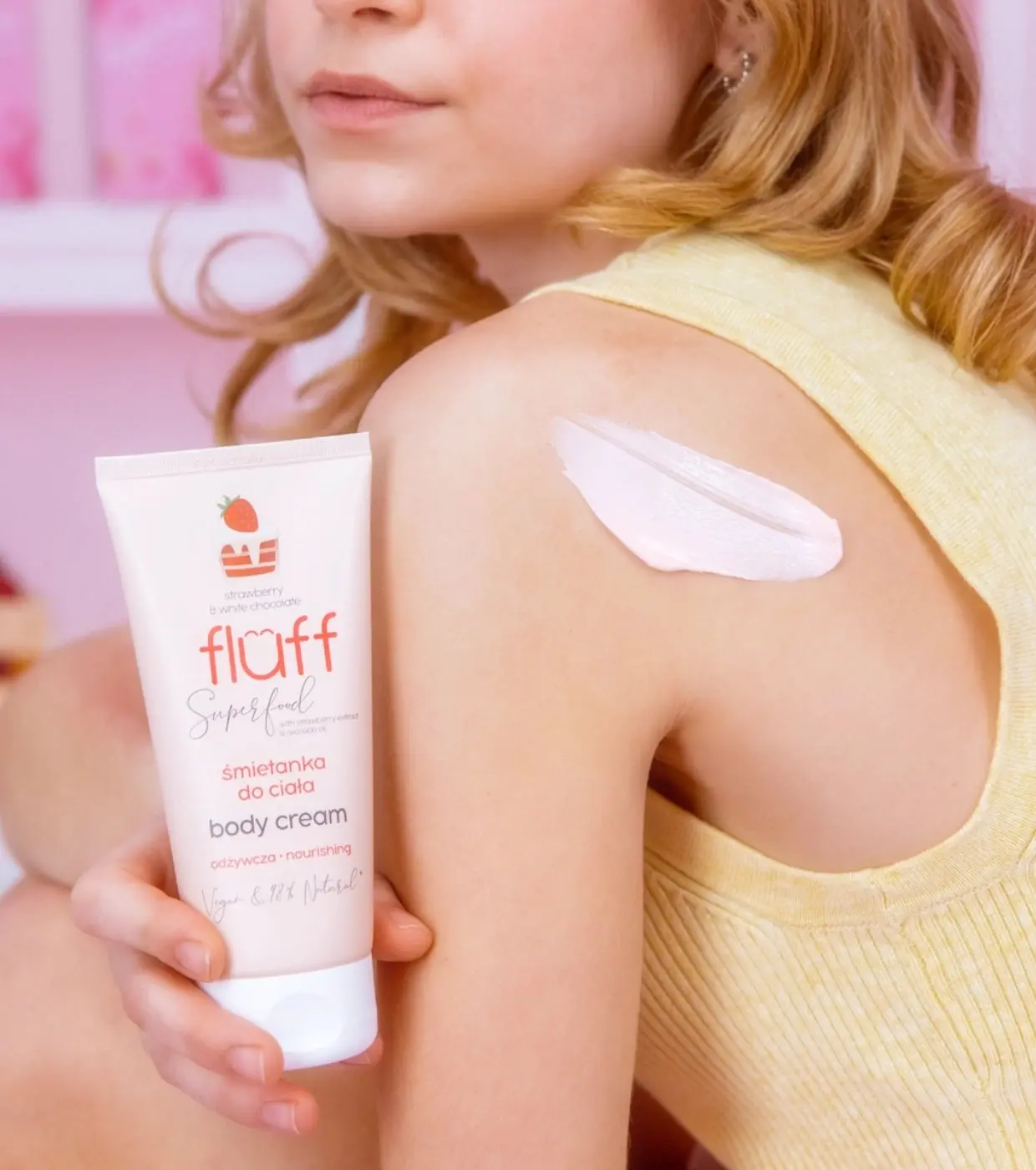 Body Cream Strawberry And White Chocolate - Image 2