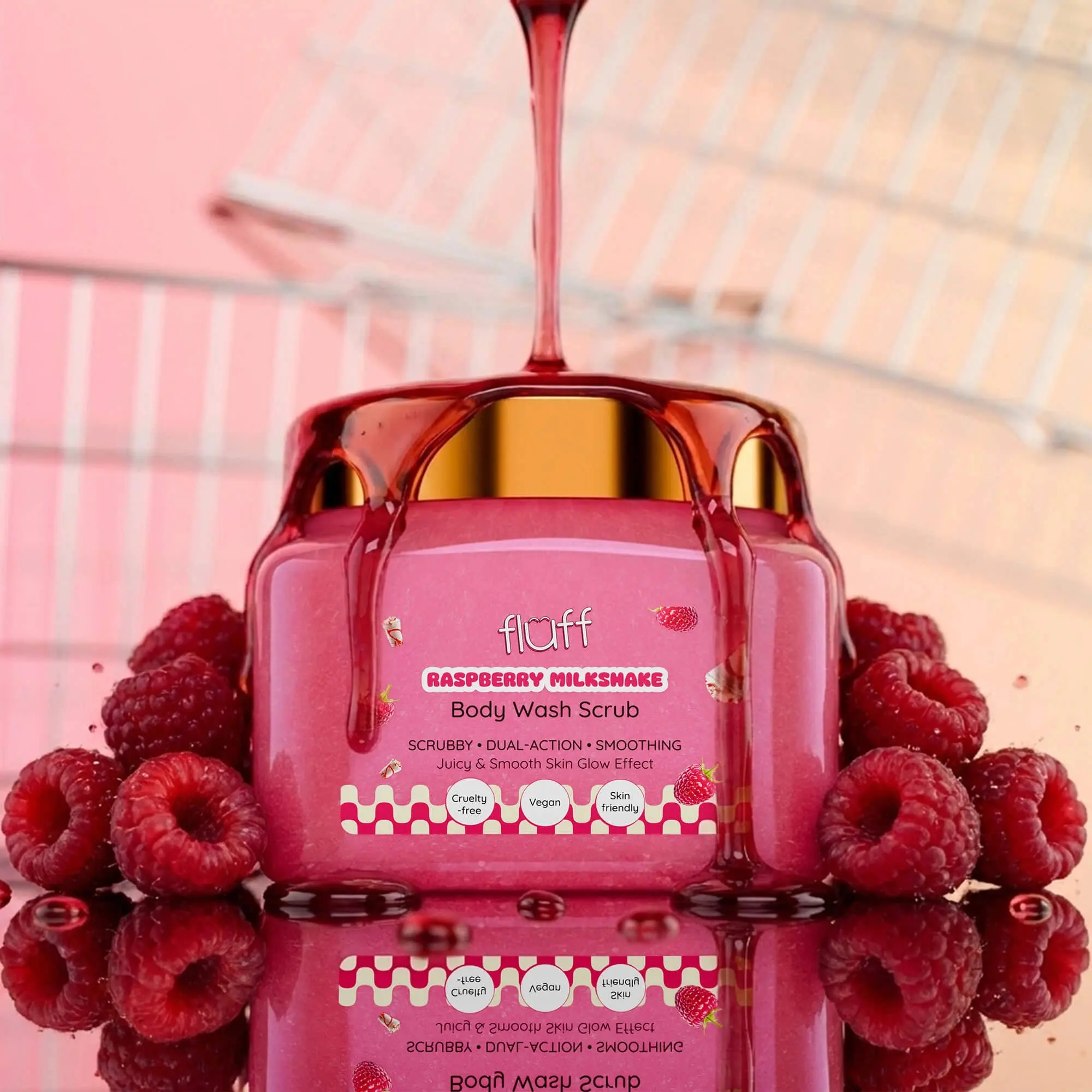 Body Scrub Raspberry Milkshake - Image 2