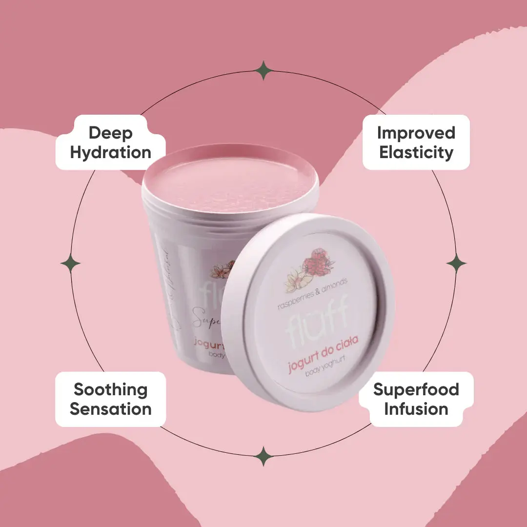 Body Yoghurt Raspberries & Almonds - Image 2