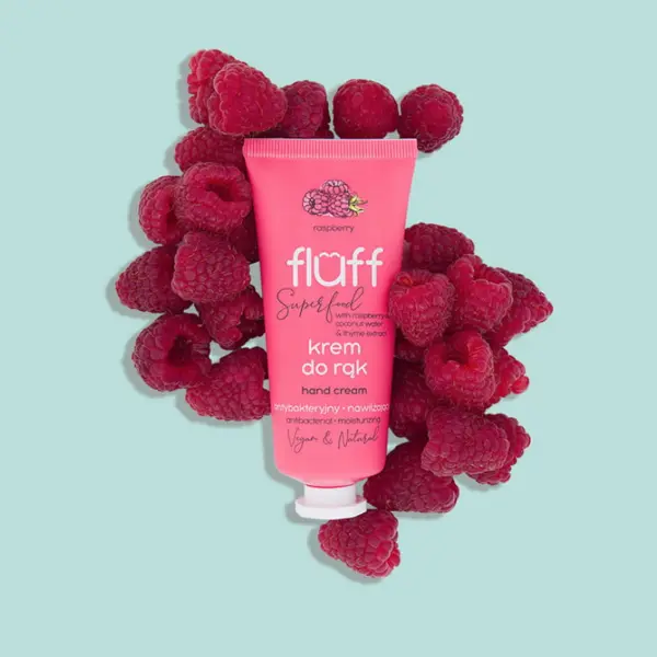 Hand Cream Antibacterial & Moisturizing Raspberry - Image 2