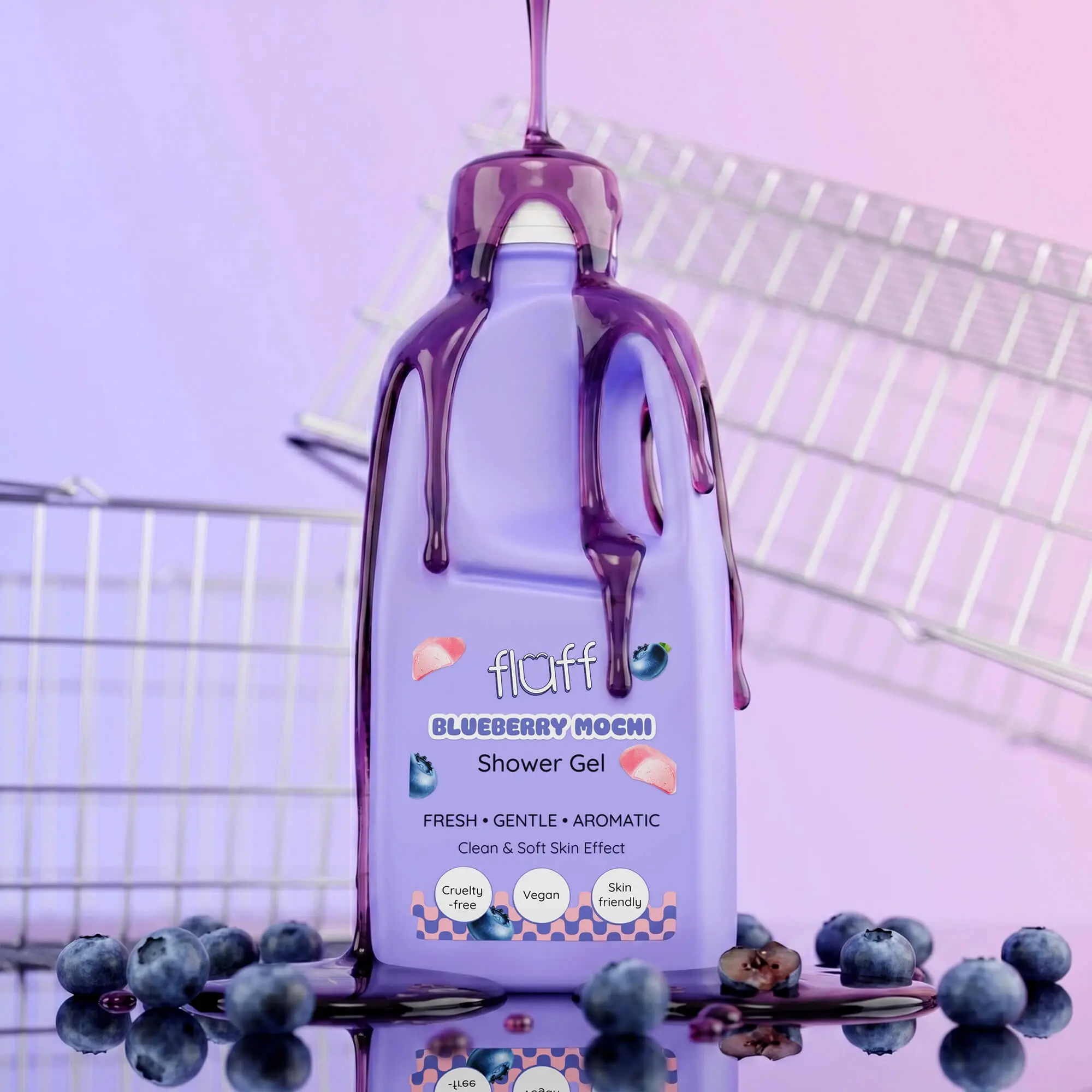 Shower Gel Blueberry Mochi - Image 2