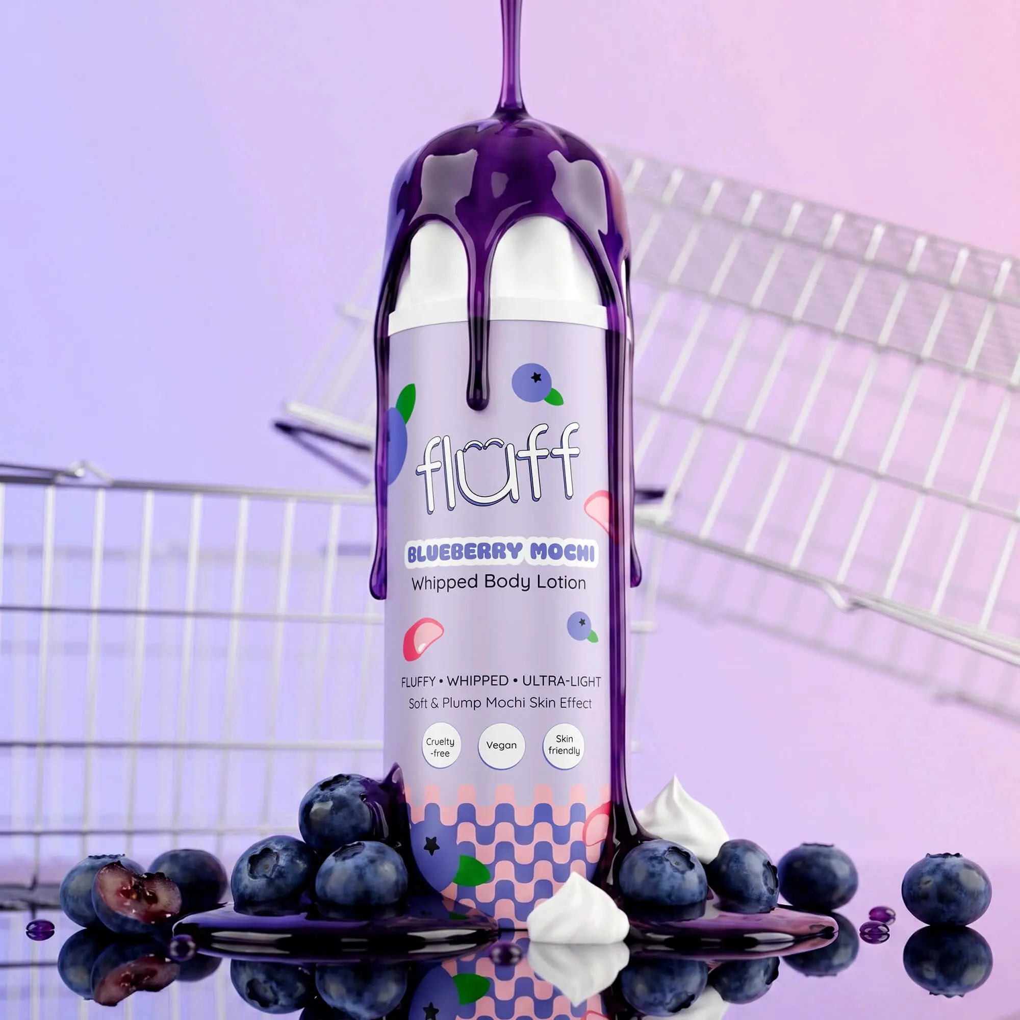Whipped Body Lotion Blueberry Mochi - Image 2