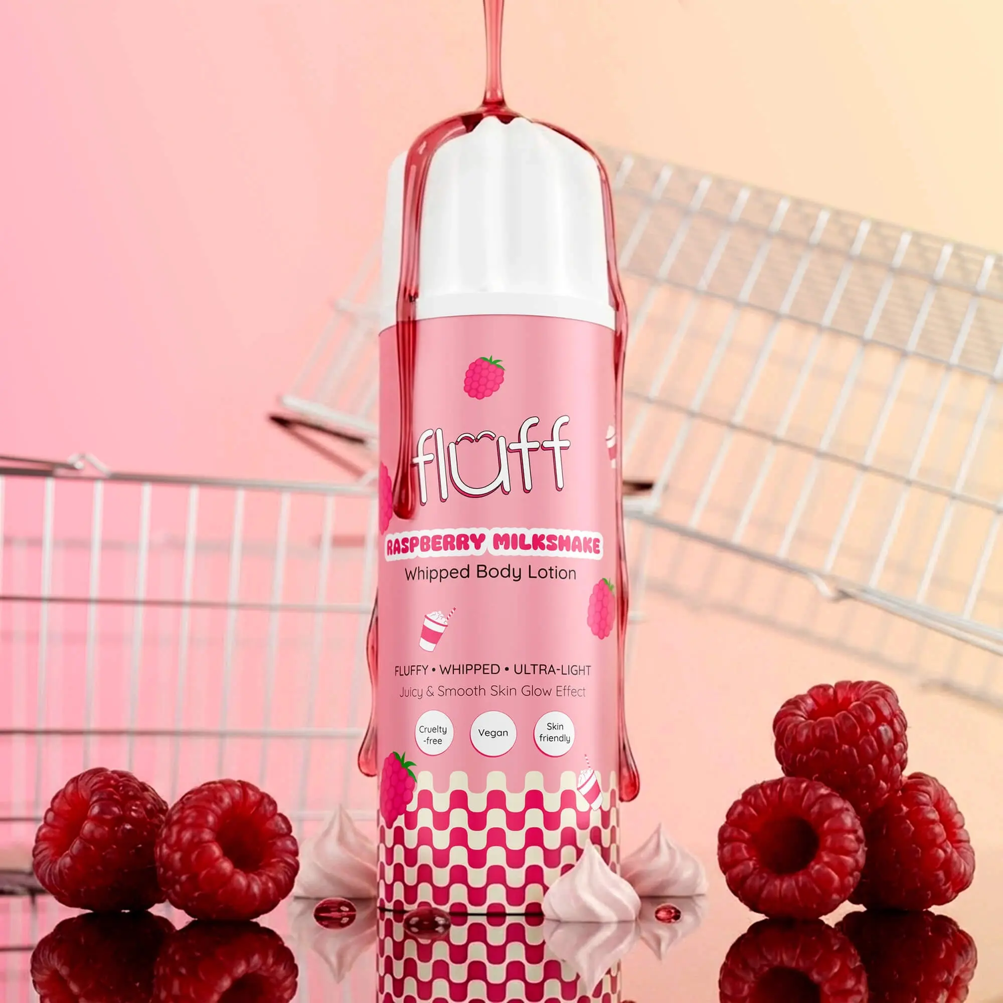 Whipped Body Lotion Raspberry Milkshake - Image 2
