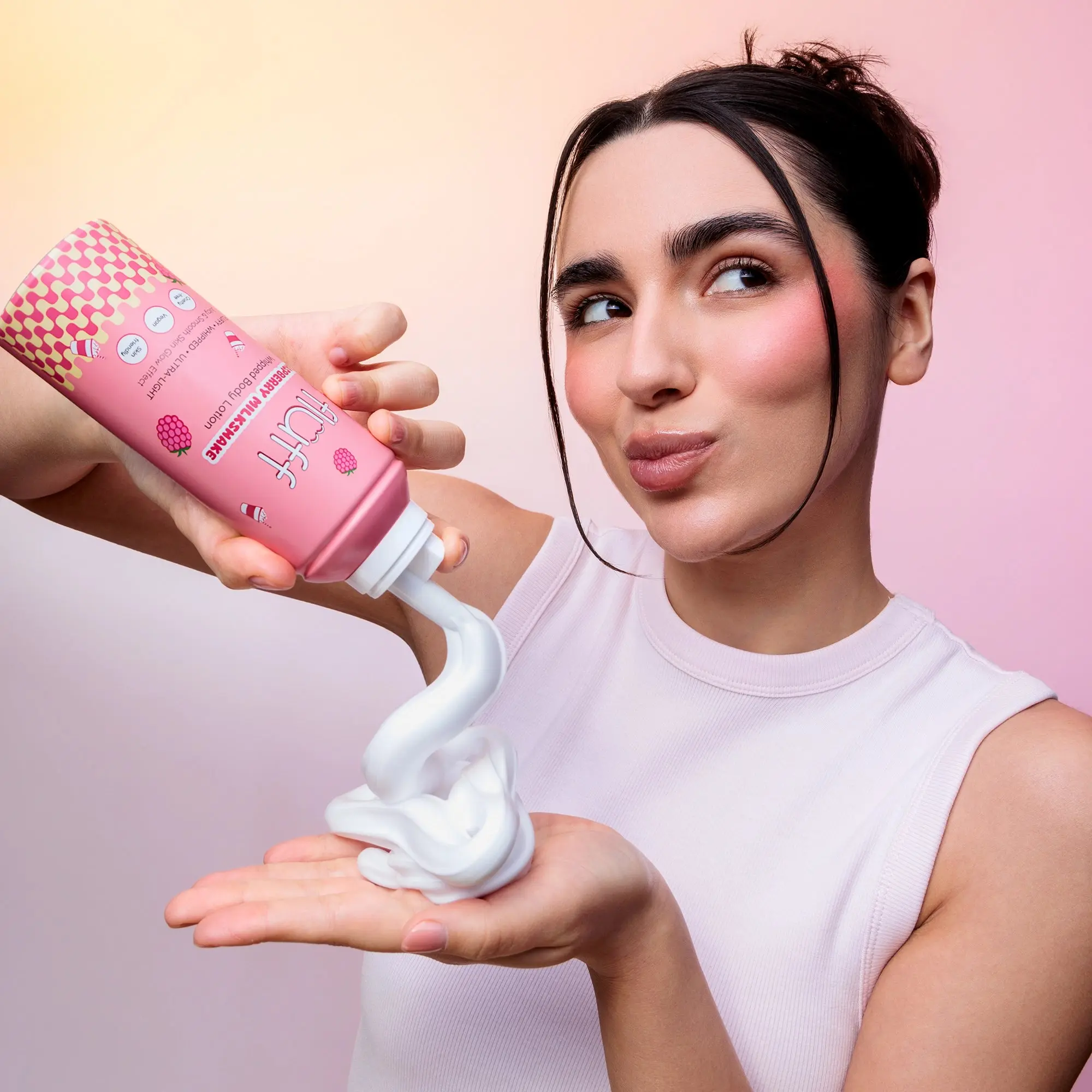 Whipped Body Lotion Raspberry Milkshake - Image 4
